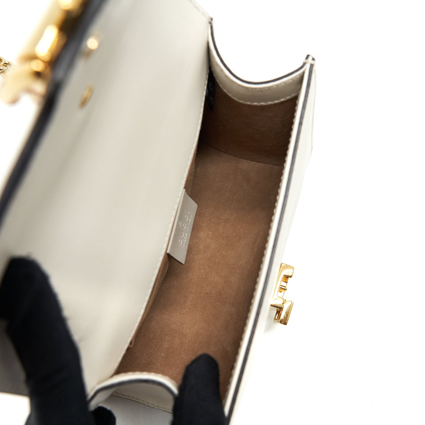 Gucci Mini sylvie chain Purse White