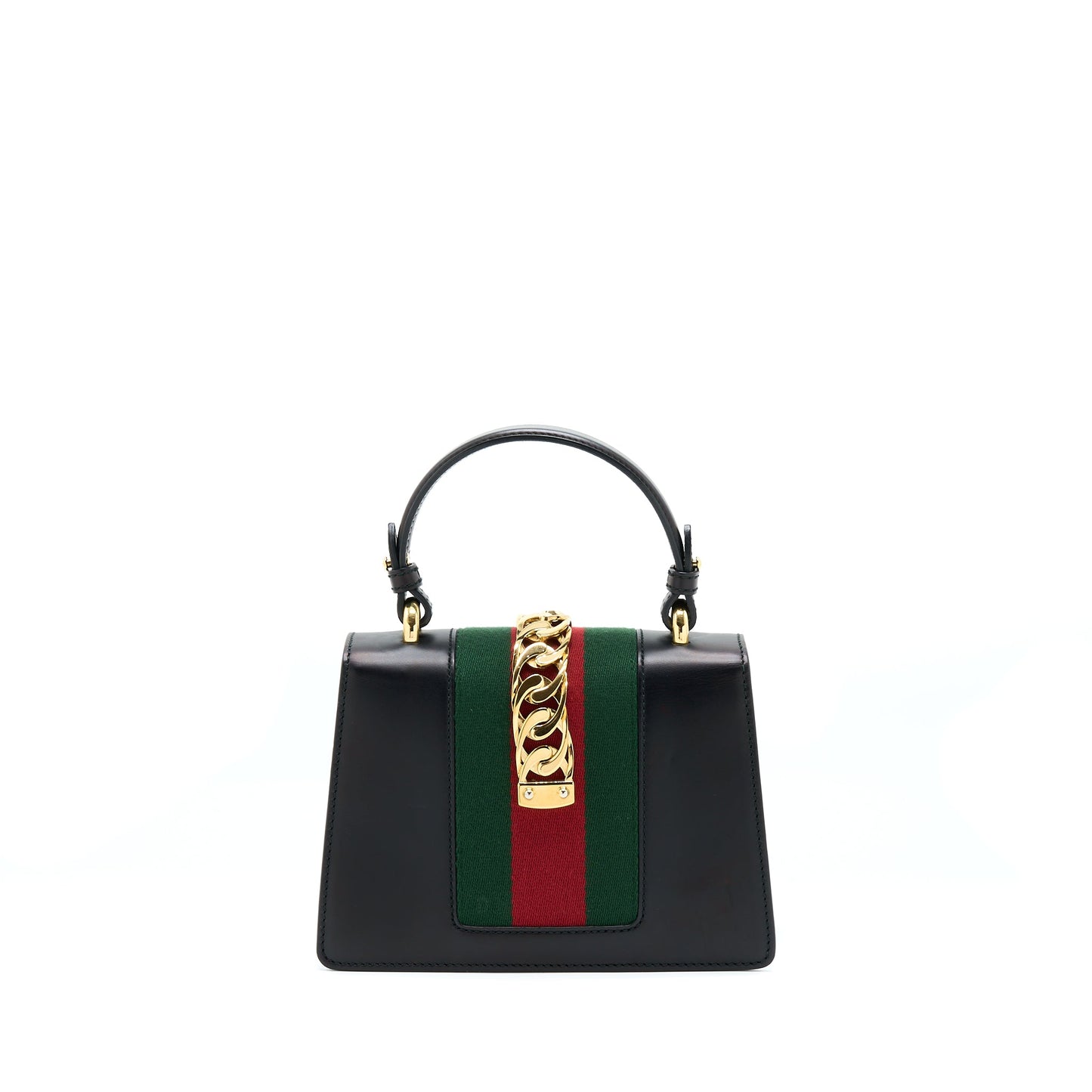 Gucci Mini Top Handle Sylvie Purse Black