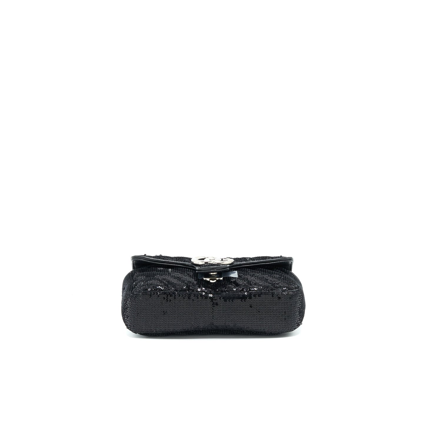 Gucci Marmont Mini Sequin Mini Purse Black