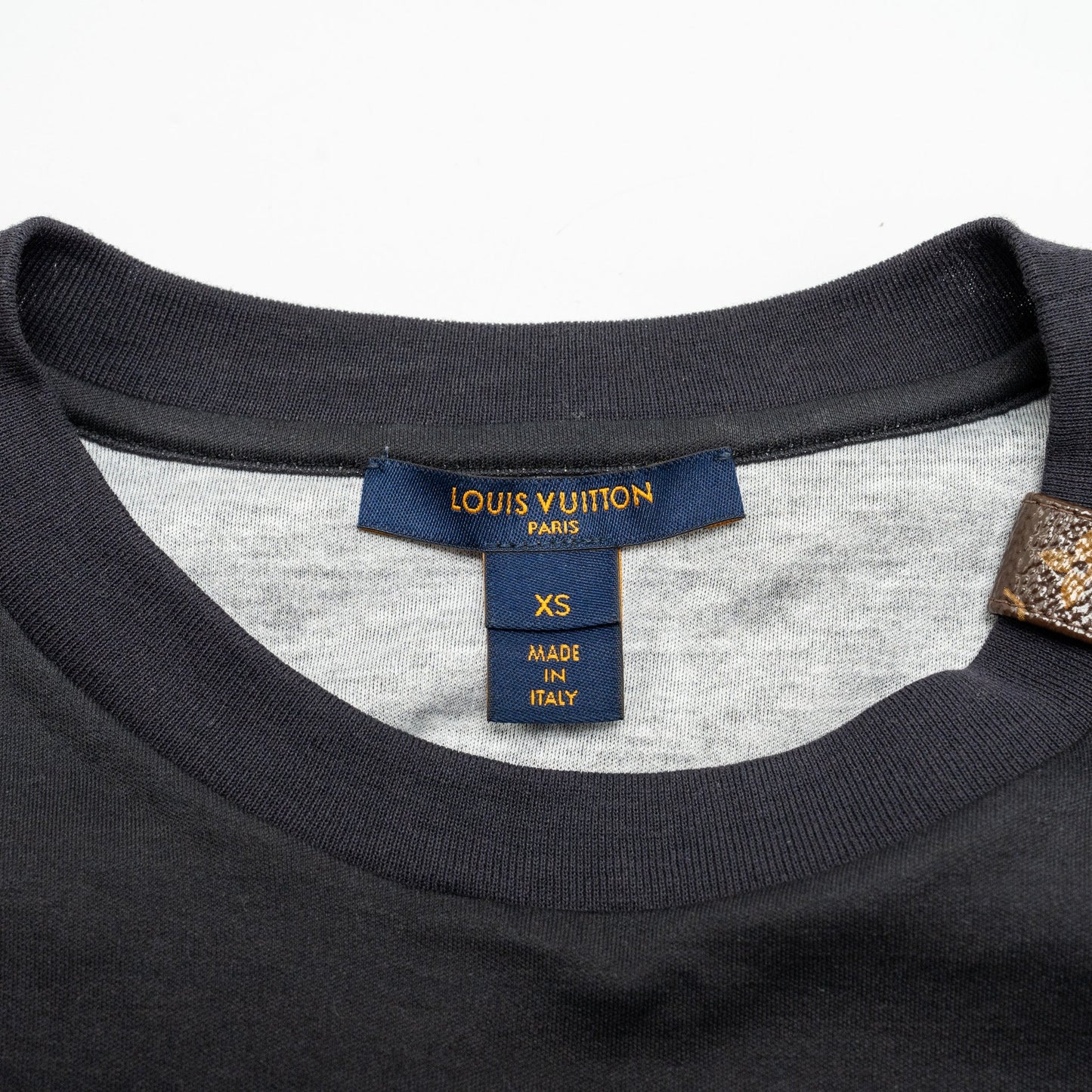 Louis Vuitton size printed T-shirt Cotton Black / Multicoloure