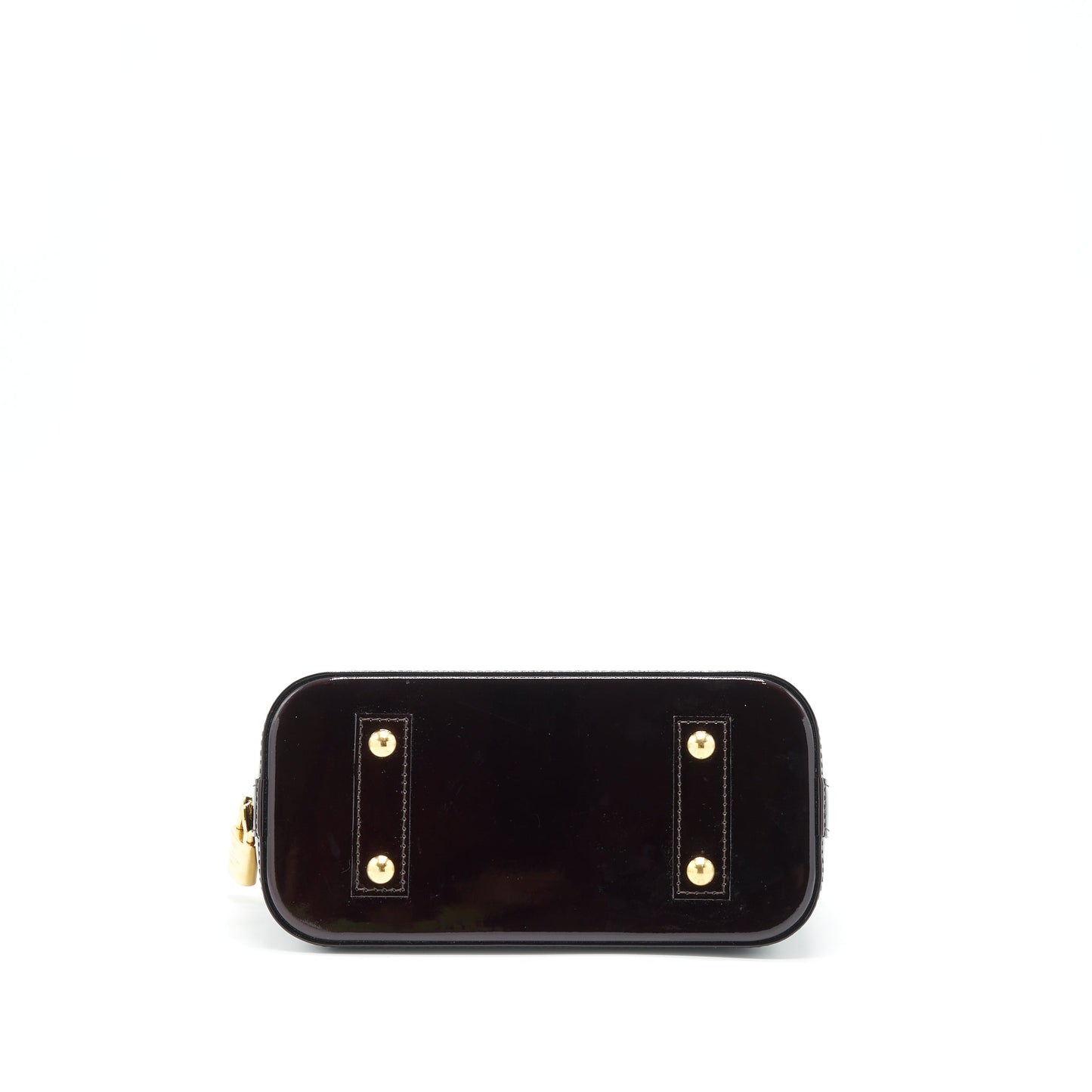 Louis Vuitton Alma Patent Amarante Raye