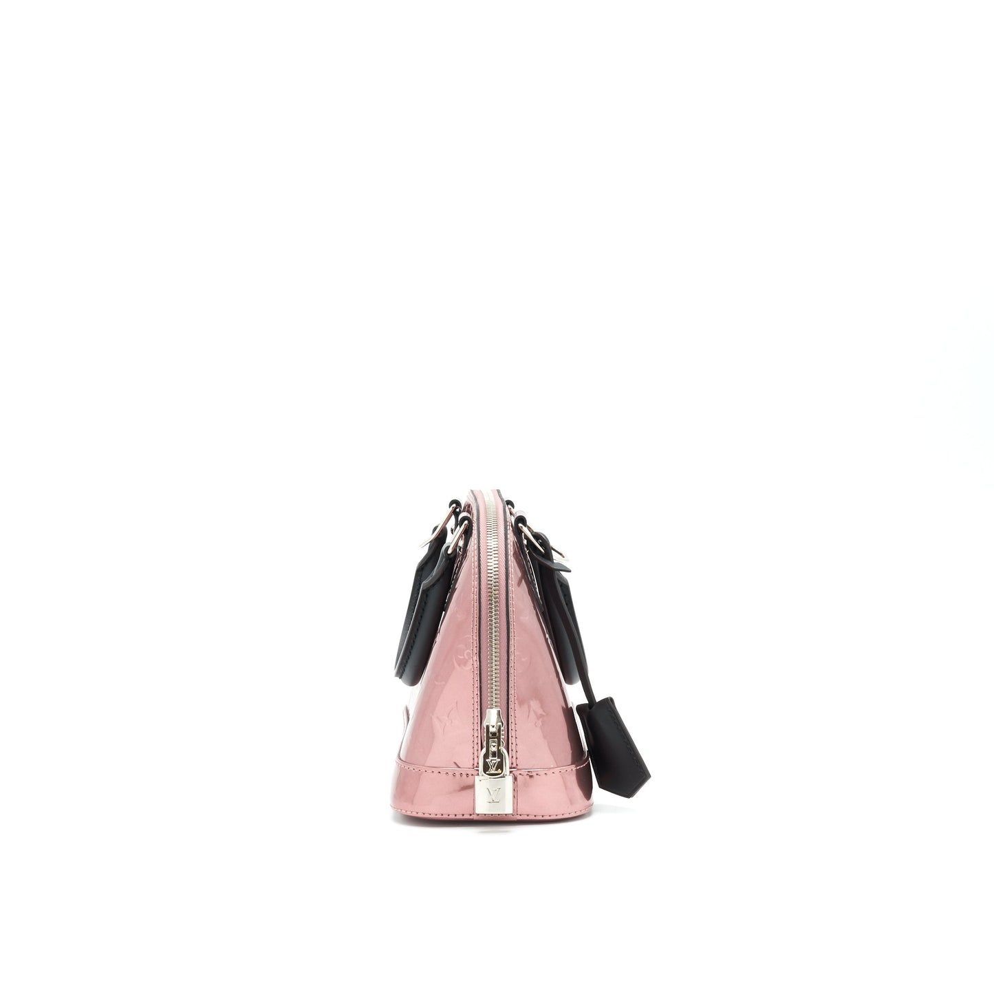 LOUIS VUITTON PATENT LEATHER METALLIC BLACK HANDLE
