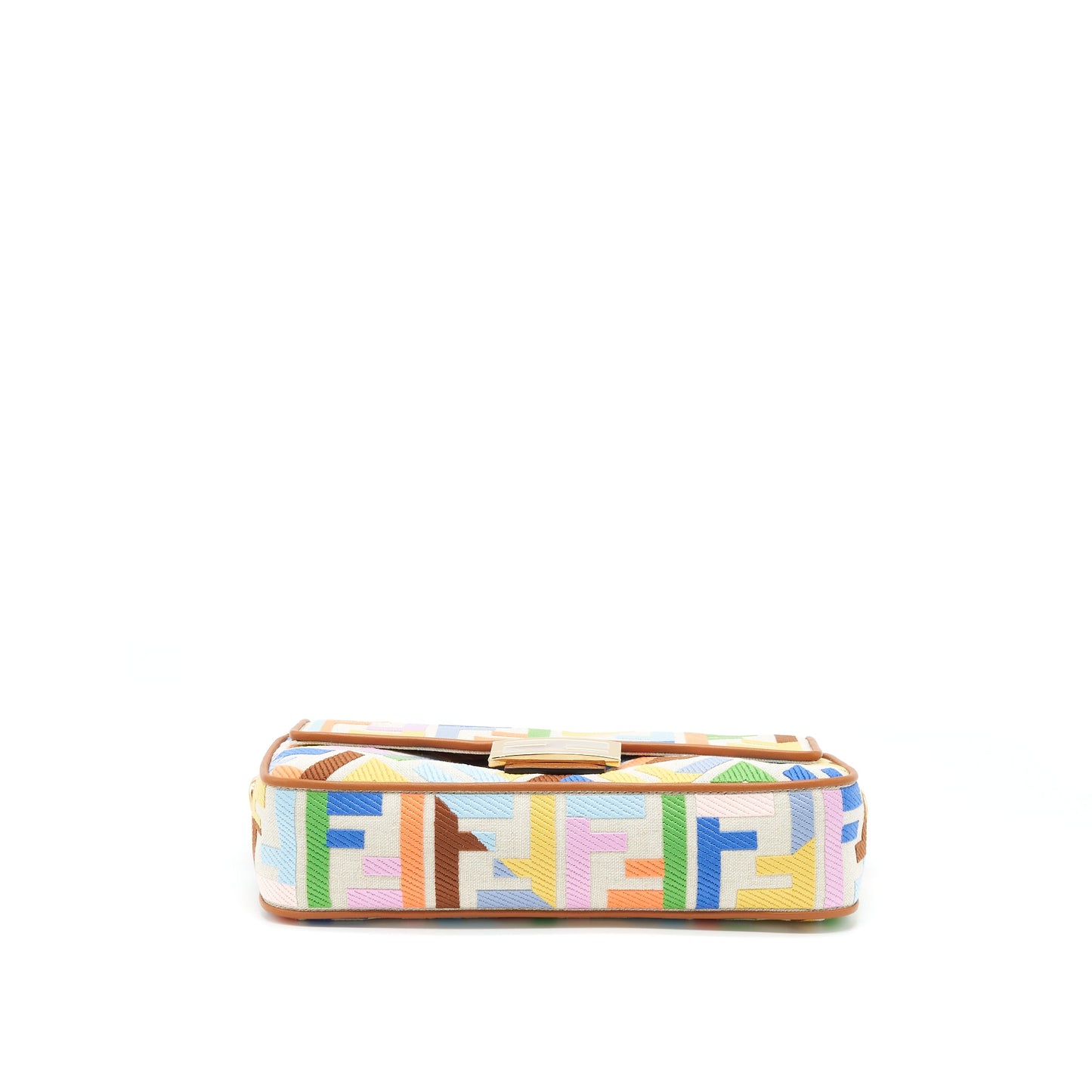Fendi Baguette Purse in Motif Canvas Multicolour