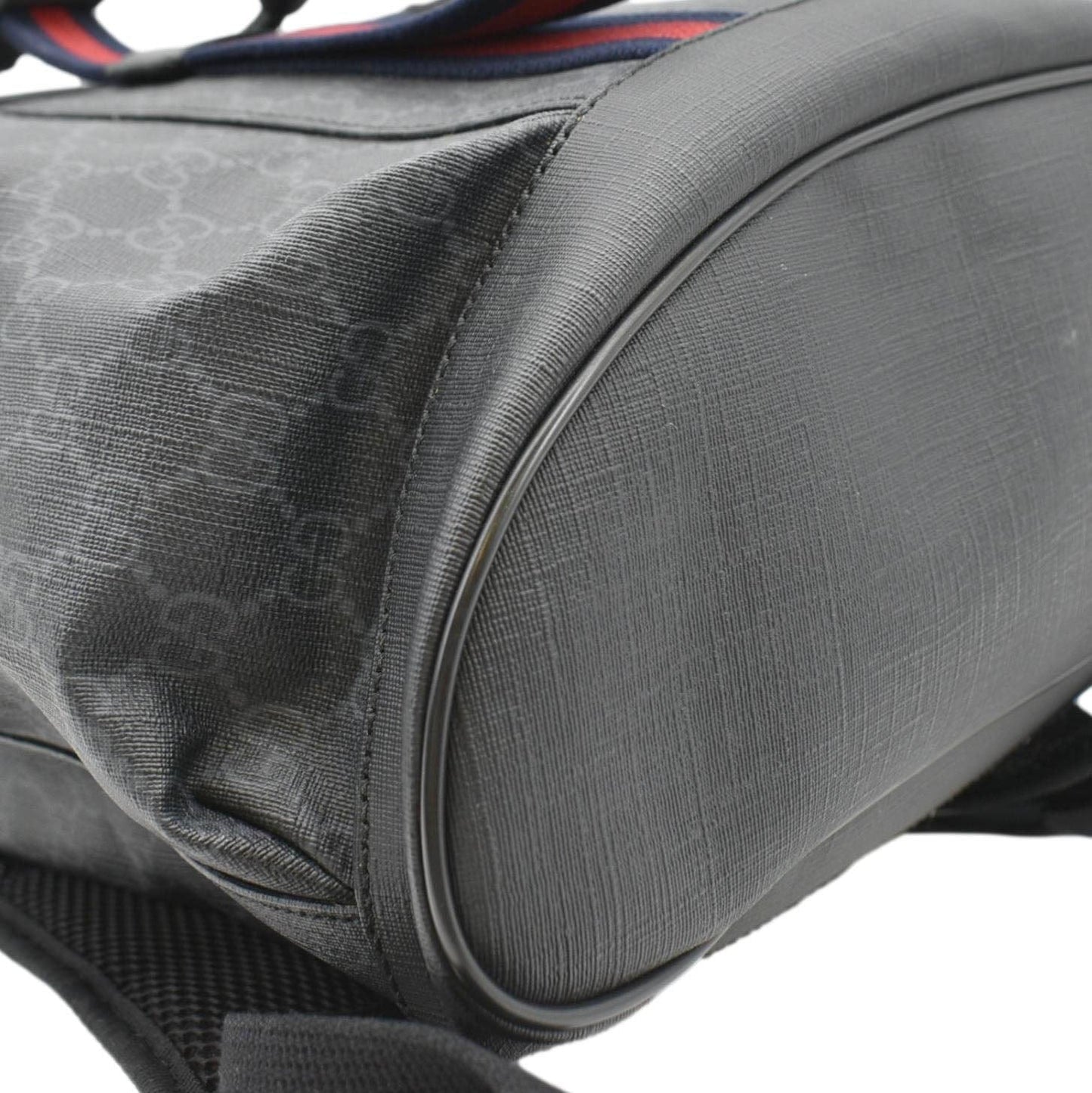 GUCCI GG Supreme Canvas Backpack Black 495563
