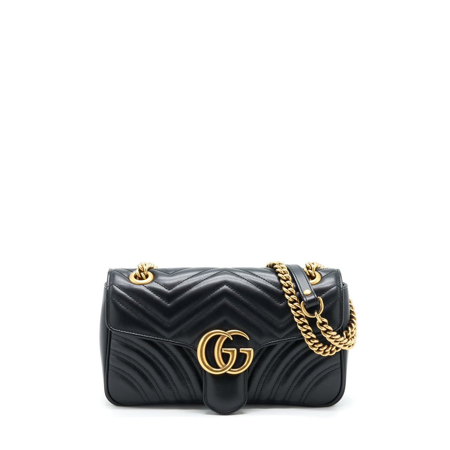 Gucci Marmont Small Matelasse Mini Purse Black