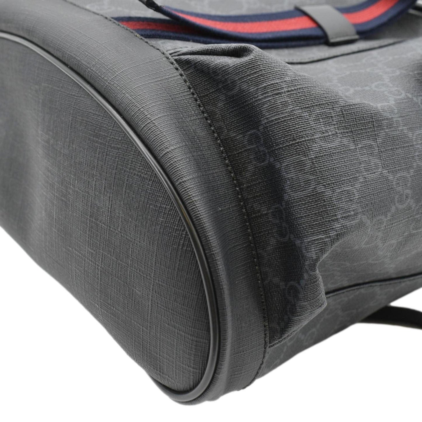 GUCCI GG Supreme Canvas Backpack Black 495563