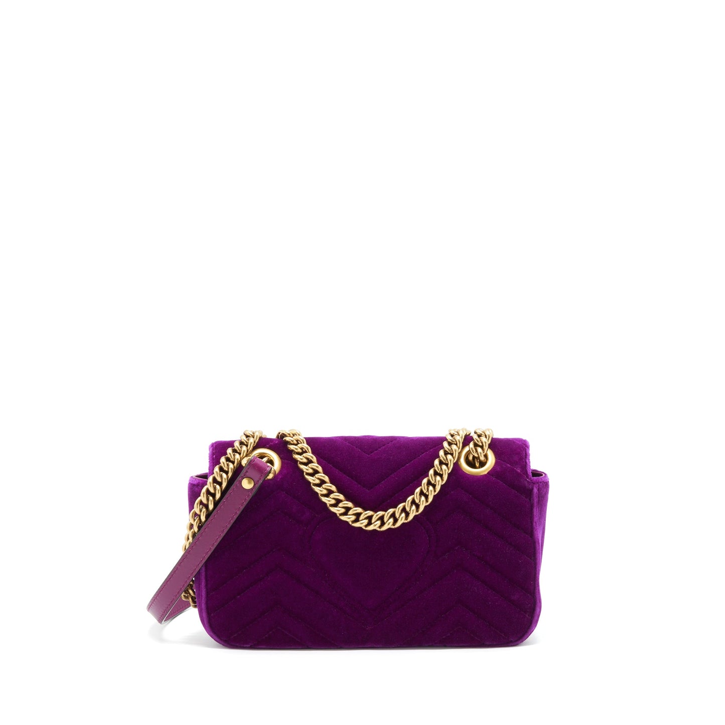 Gucci mini marmont Purse Velvet Purple