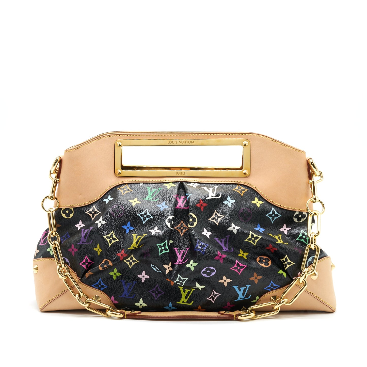 LOUIS VUITTON BLACK MONOGRAM CANVAS MULTICOLOUR