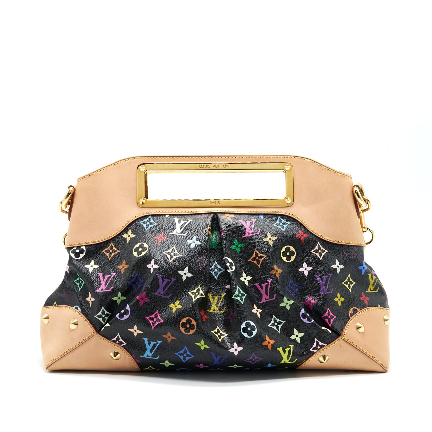 LOUIS VUITTON BLACK MONOGRAM CANVAS MULTICOLOUR