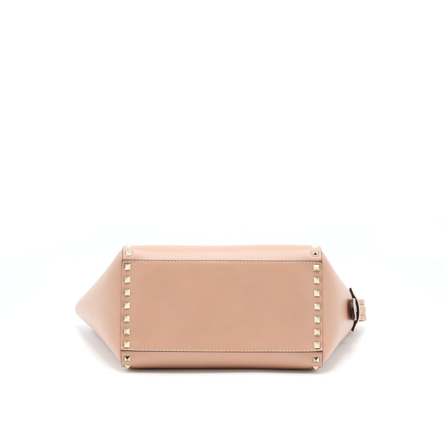 Valentino Rockstud Double Handle Top Purse Pink