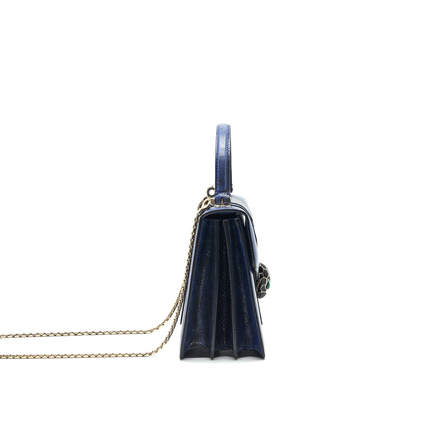 BVLGARI SERPENTI FOREVER CROSSBODY BAG DARK BLUE