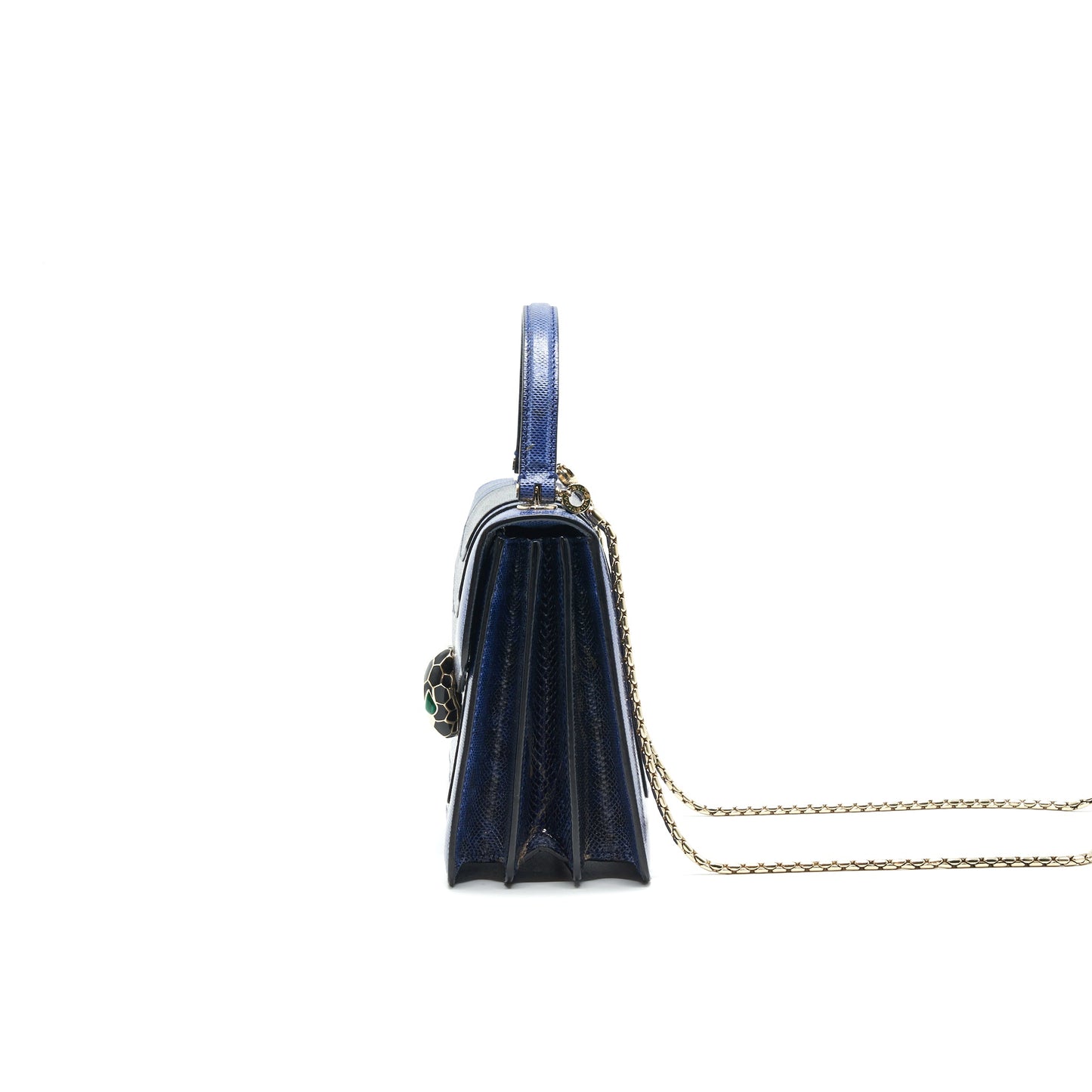BVLGARI SERPENTI FOREVER CROSSBODY BAG DARK BLUE