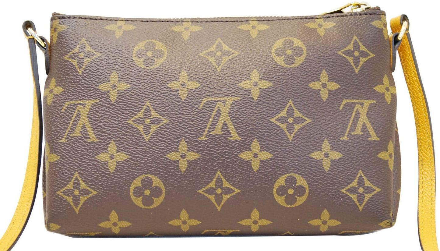 LOUIS VUITTON Monogram Canvas Pallas Clutch Crossbody Bag