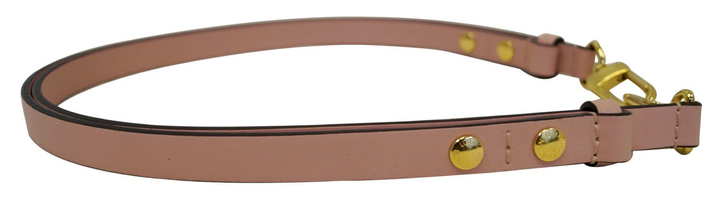 LOUIS VUITTON Rose Ballerine Leather Adjustable Shoulder Strap