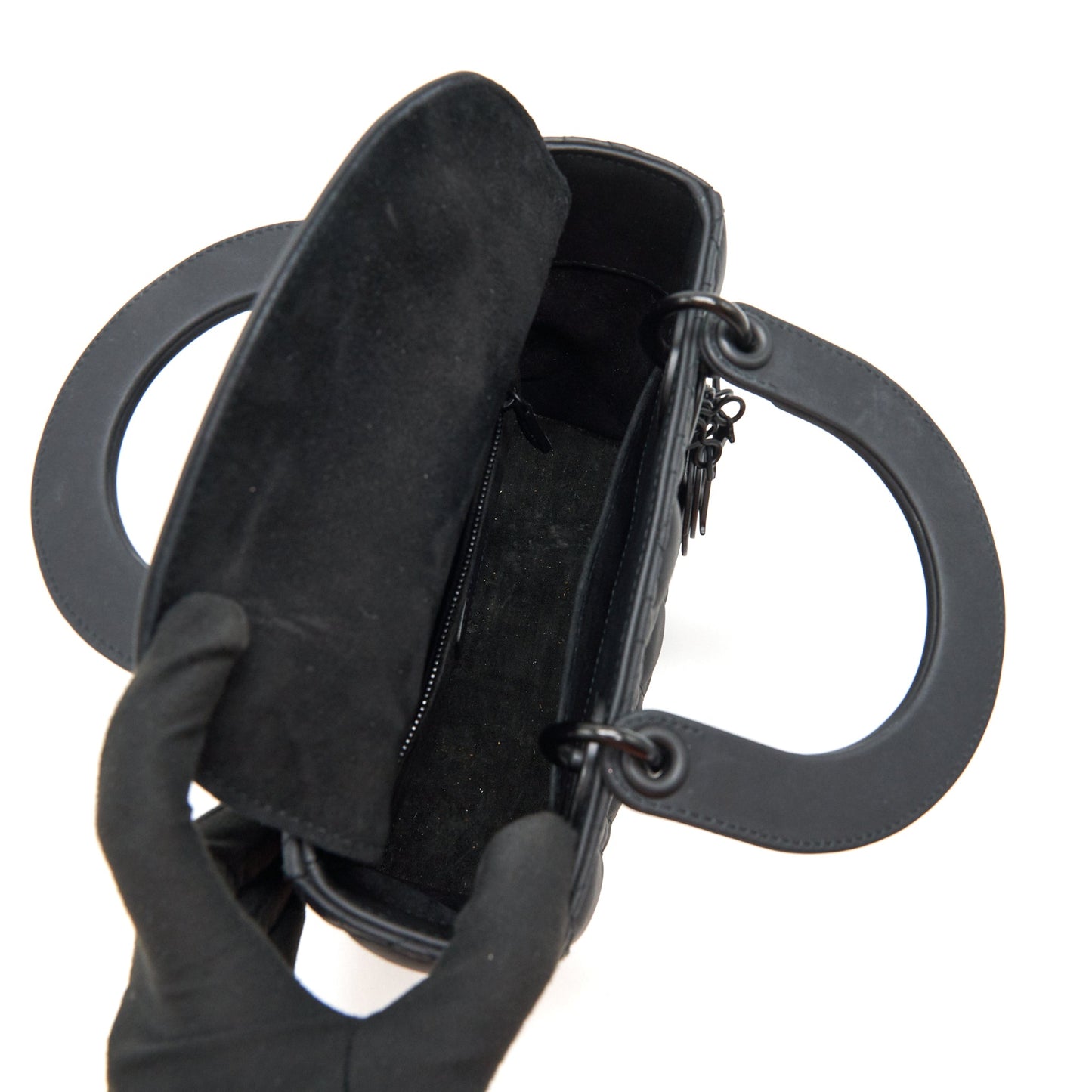 Dior Small lady Dior so black tote bag