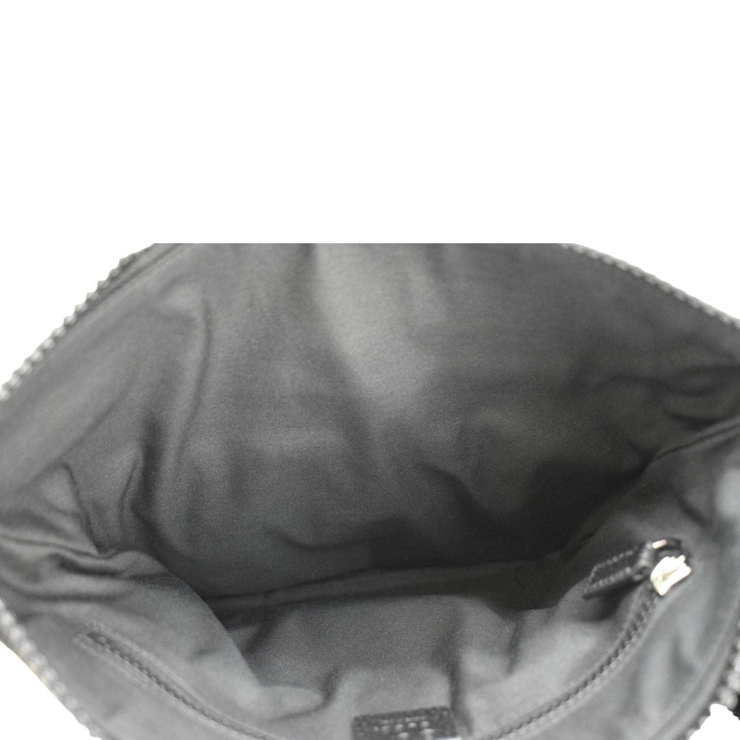 GUCCI GG Monogram Nylon Messenger Bag Black 449184