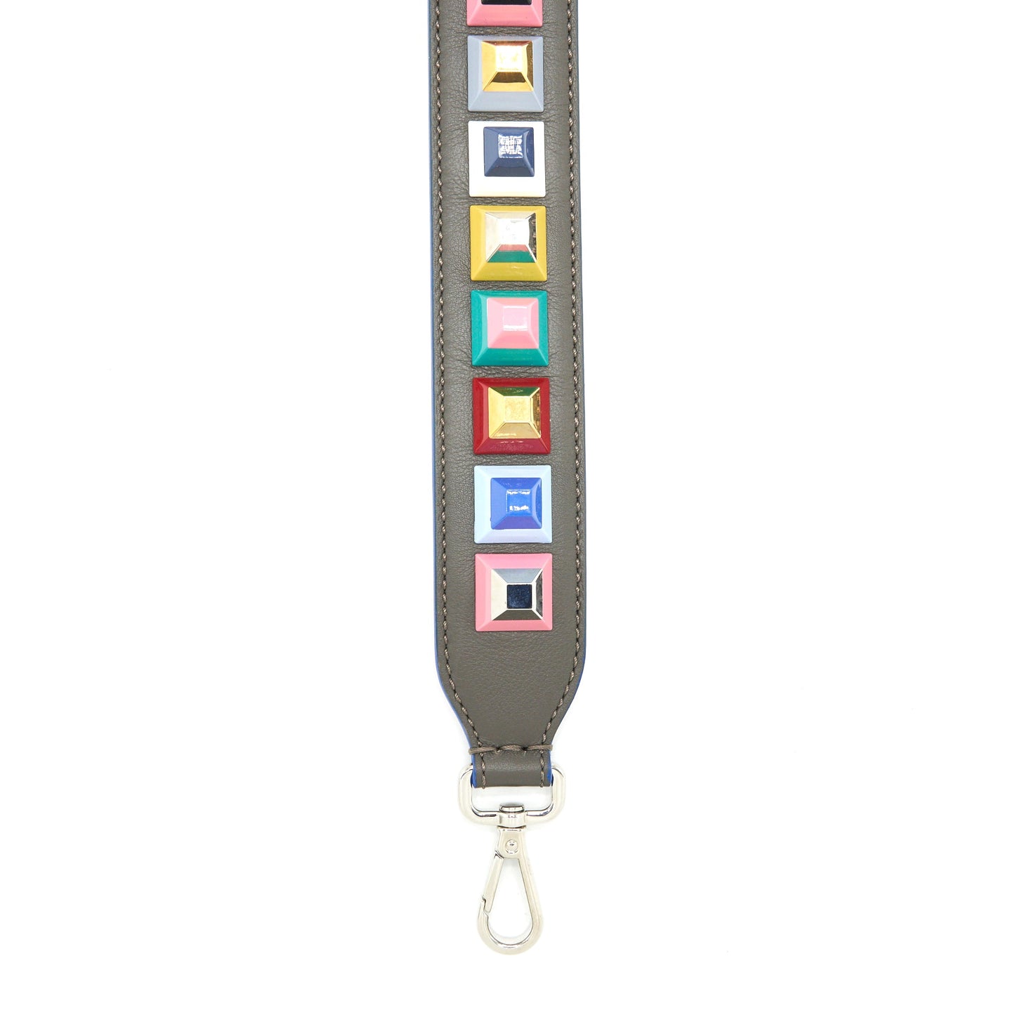 Fendi Studded Leather Purse strap Multicolour