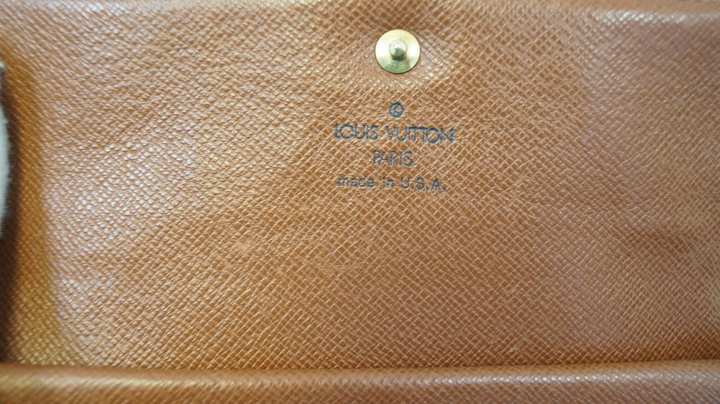 LOUIS VUITTON Monogram Canvas Porte-Tresor International Wallet
