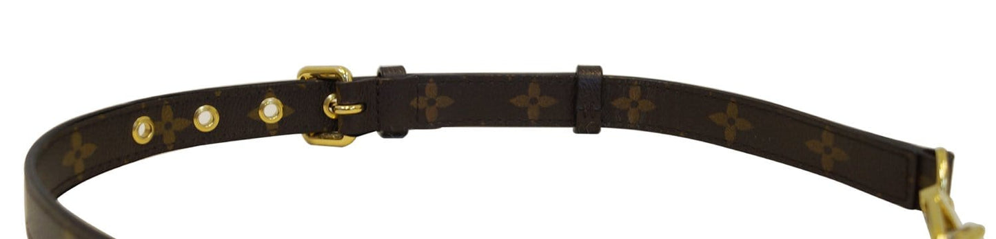 LOUIS VUITTON Monogram Canvas Brown Shoulder Strap
