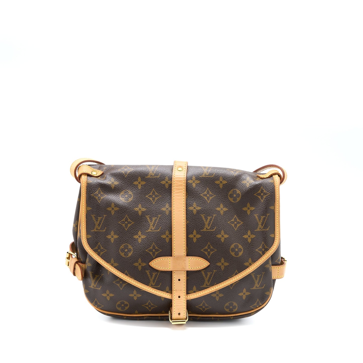 Louis Vuitton Double Side Crossbody Purse Monogram Canvas