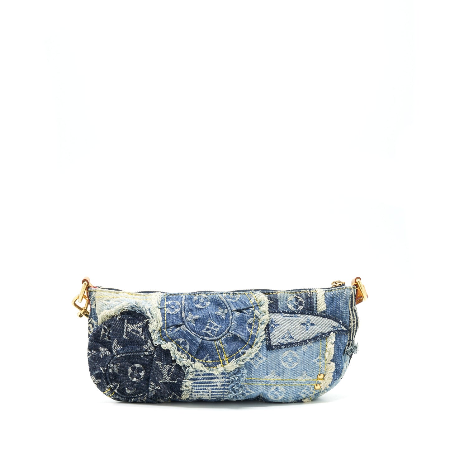Louis Vuitton Vintage Denim Mini Purse Multicolour