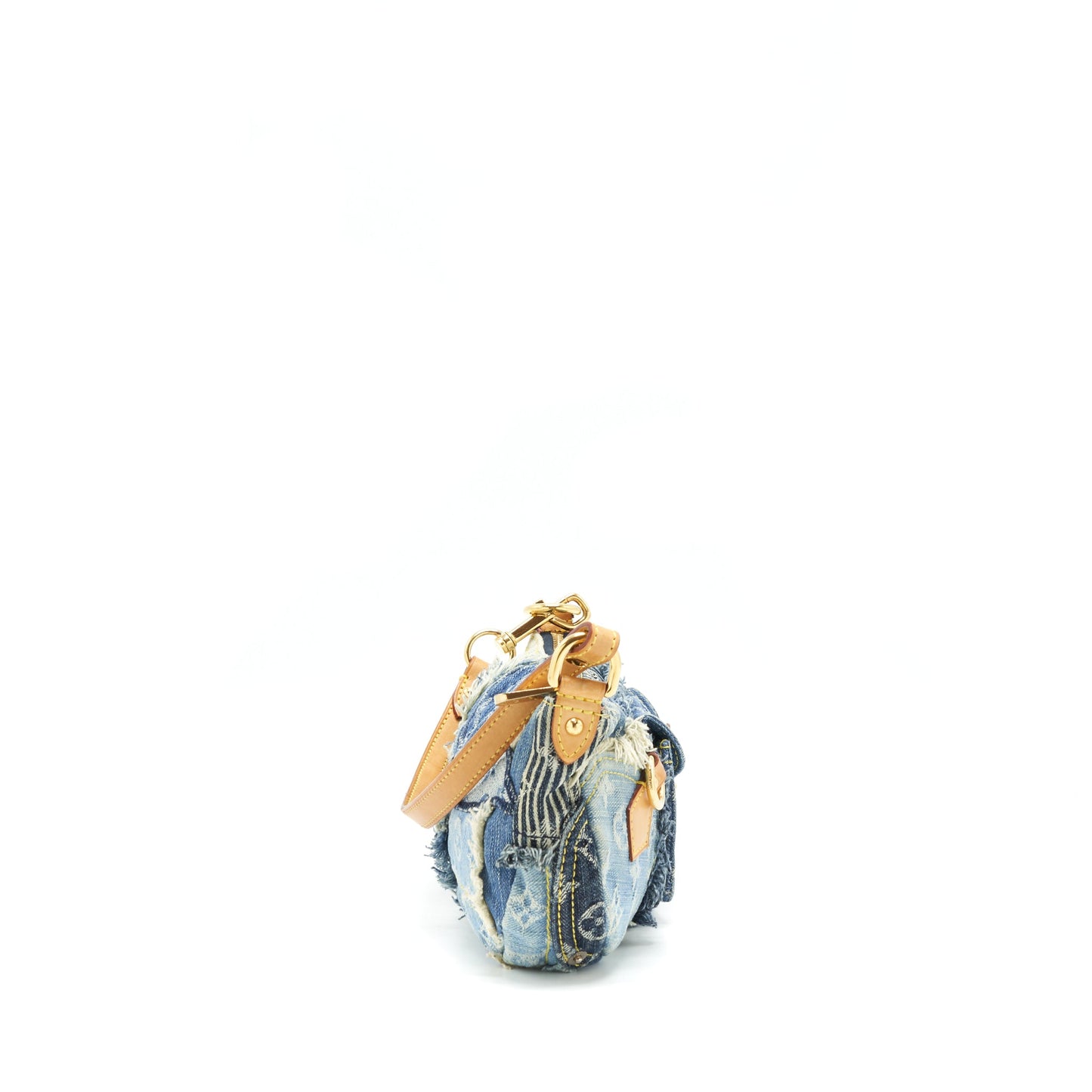 Louis Vuitton Vintage Denim Mini Purse Multicolour
