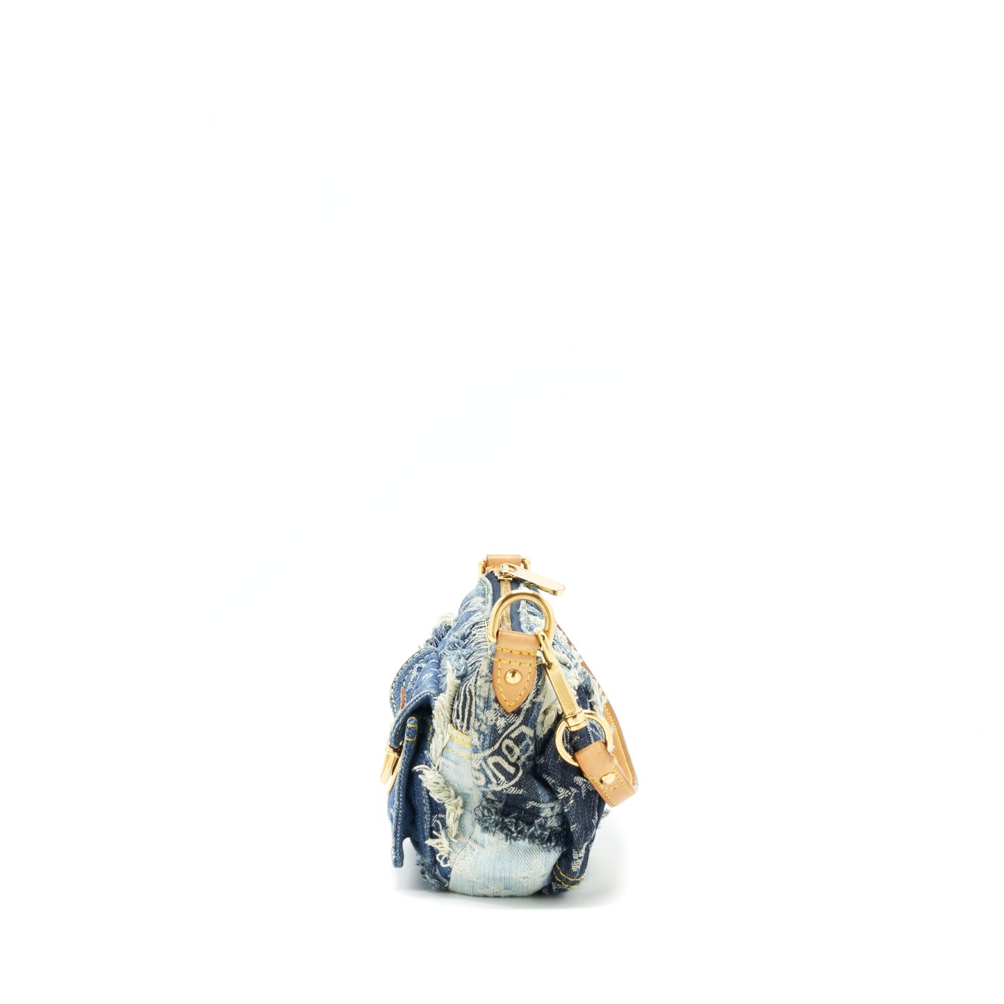Louis Vuitton Vintage Denim Mini Purse Multicolour