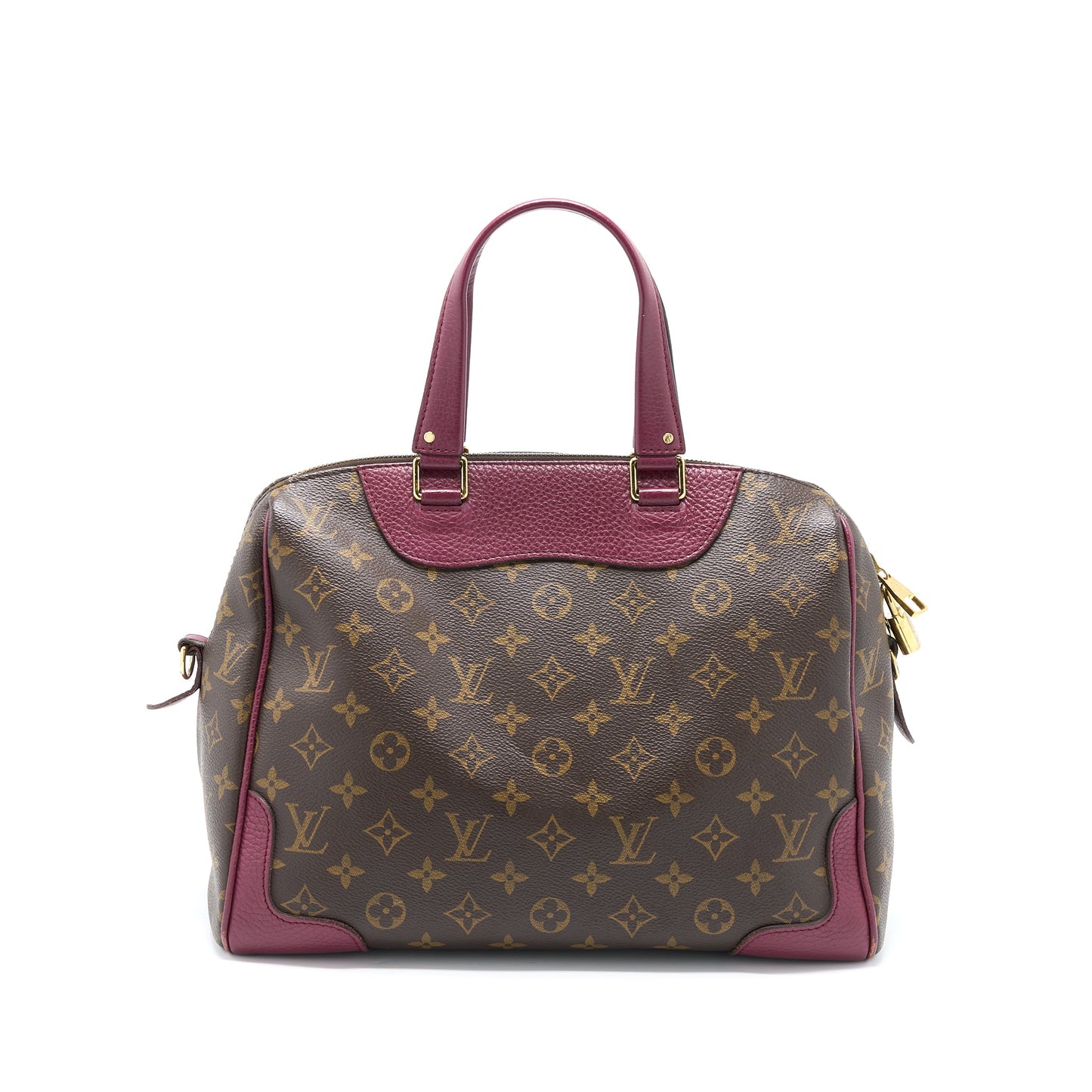 Louis Vuitton Top Handle Crossbody Tote Purse Monogram Canvas