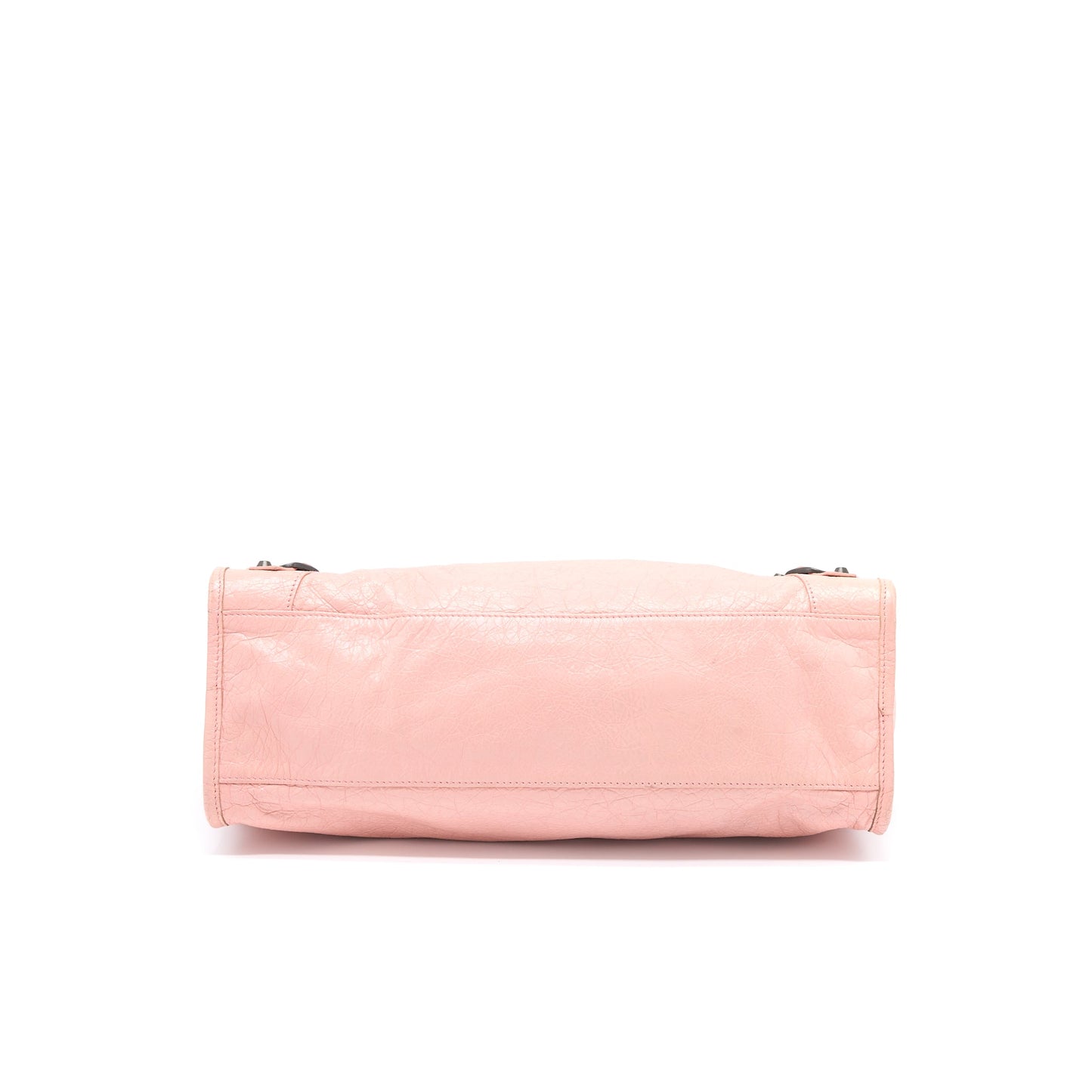 Balenciaga Classic City Purse Leather Pink Black Hardware