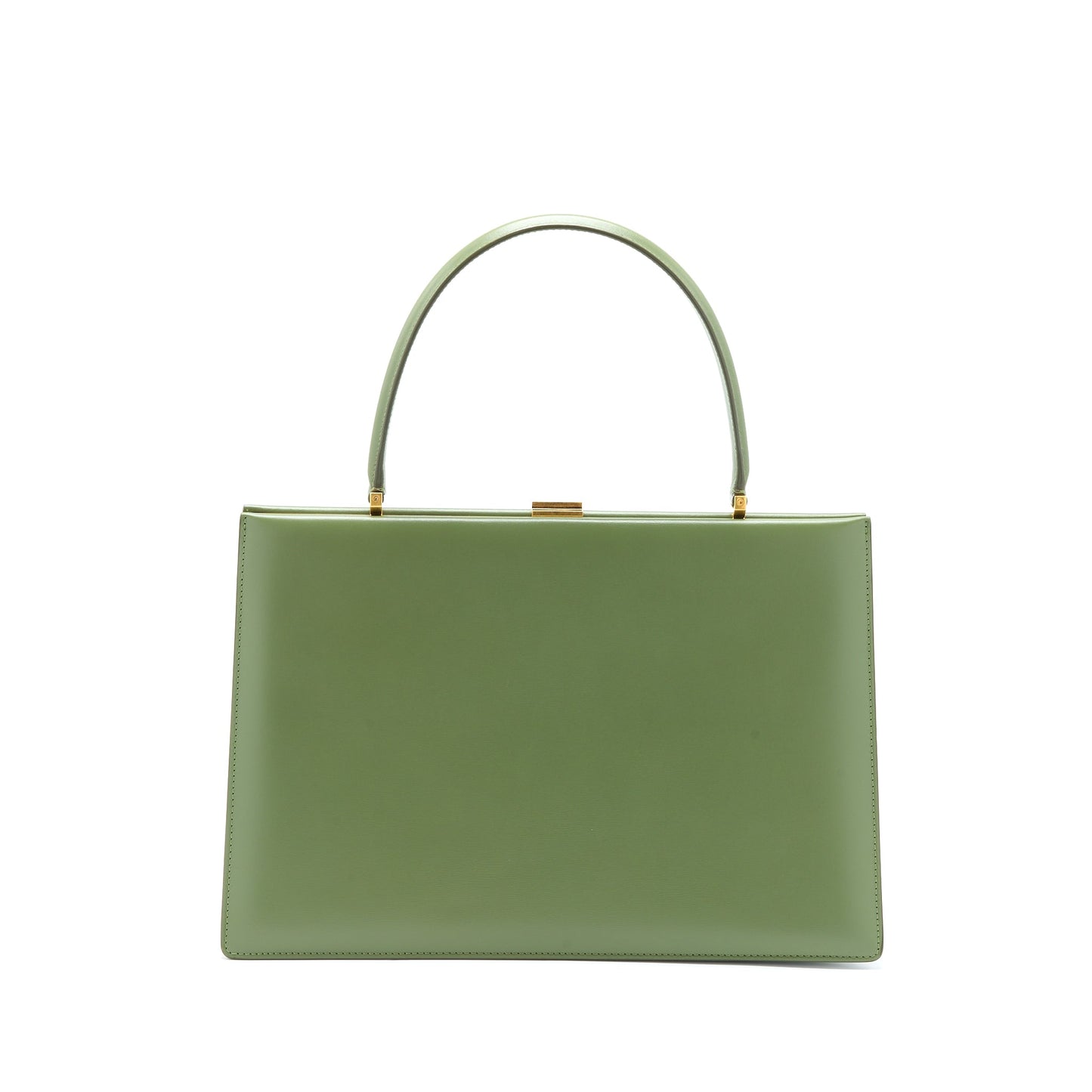 Celine Medium Clasp Purse Calfskin Green