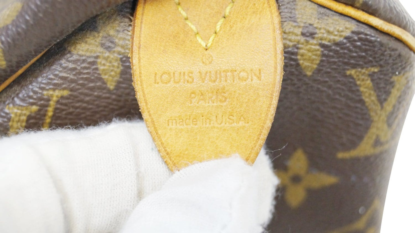 LOUIS VUITTON Monogram Canvas Speedy 30 Satchel Bag