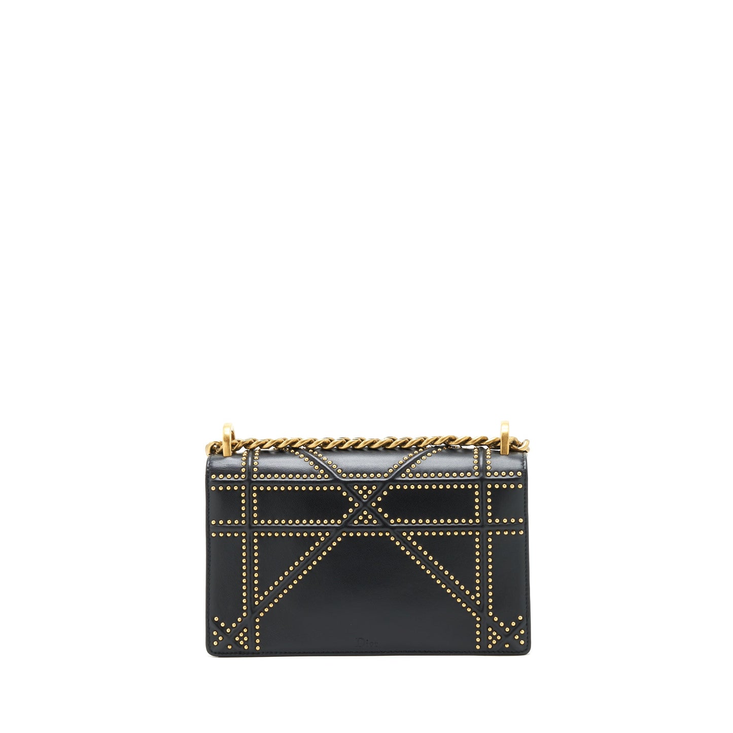 Dior Small Studded Diorama Black