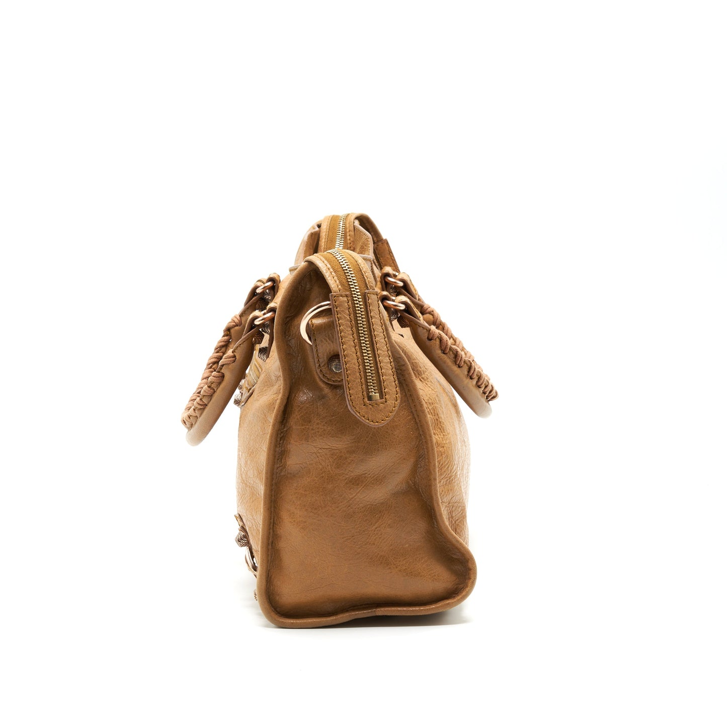 Balencianga Giant City Purse Light caramel