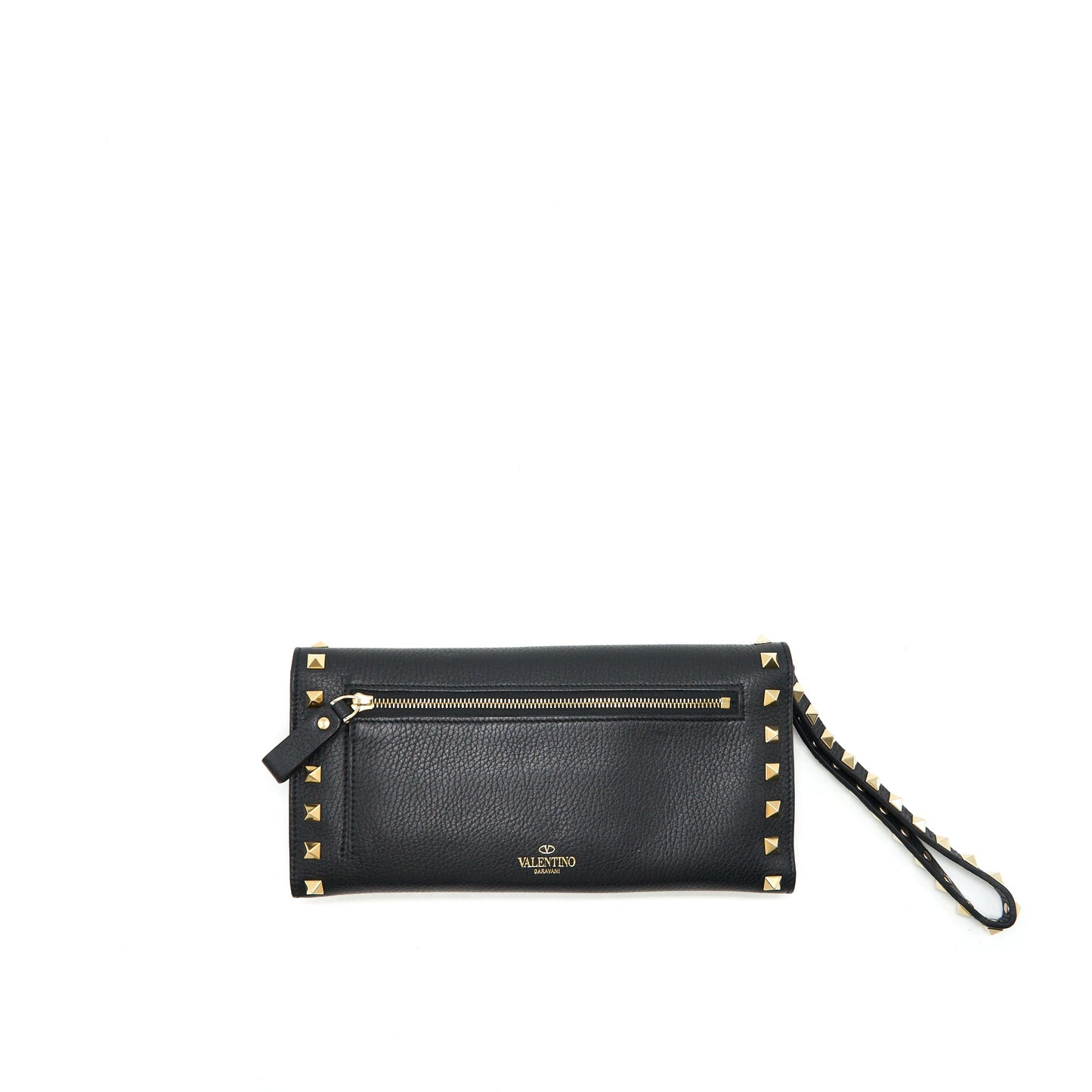 VALENTINO ROCKSTUD WALLET BLACK