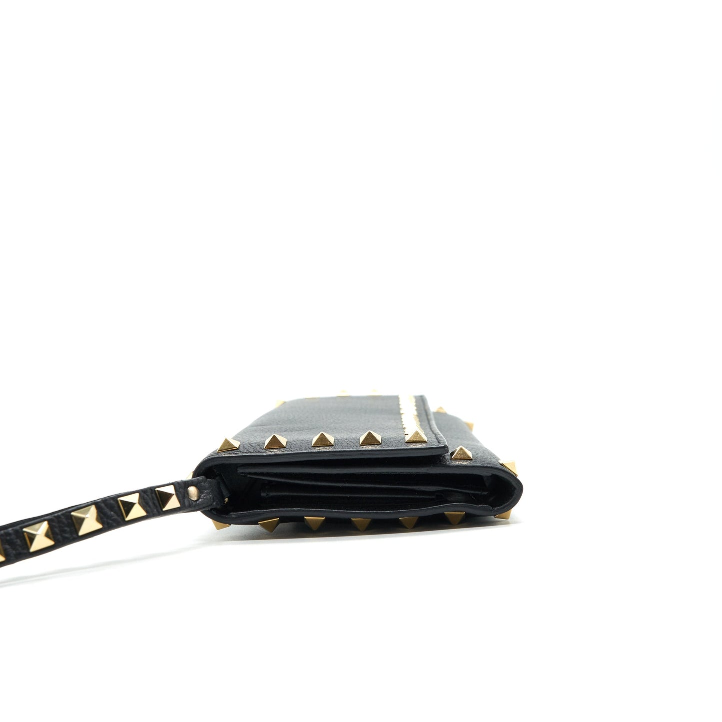 VALENTINO ROCKSTUD WALLET BLACK