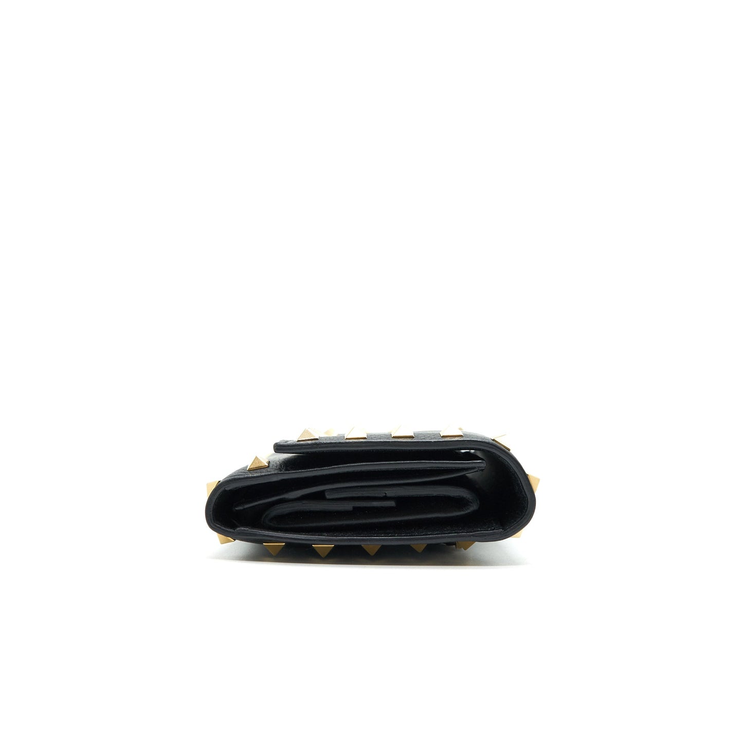 VALENTINO ROCKSTUD WALLET BLACK