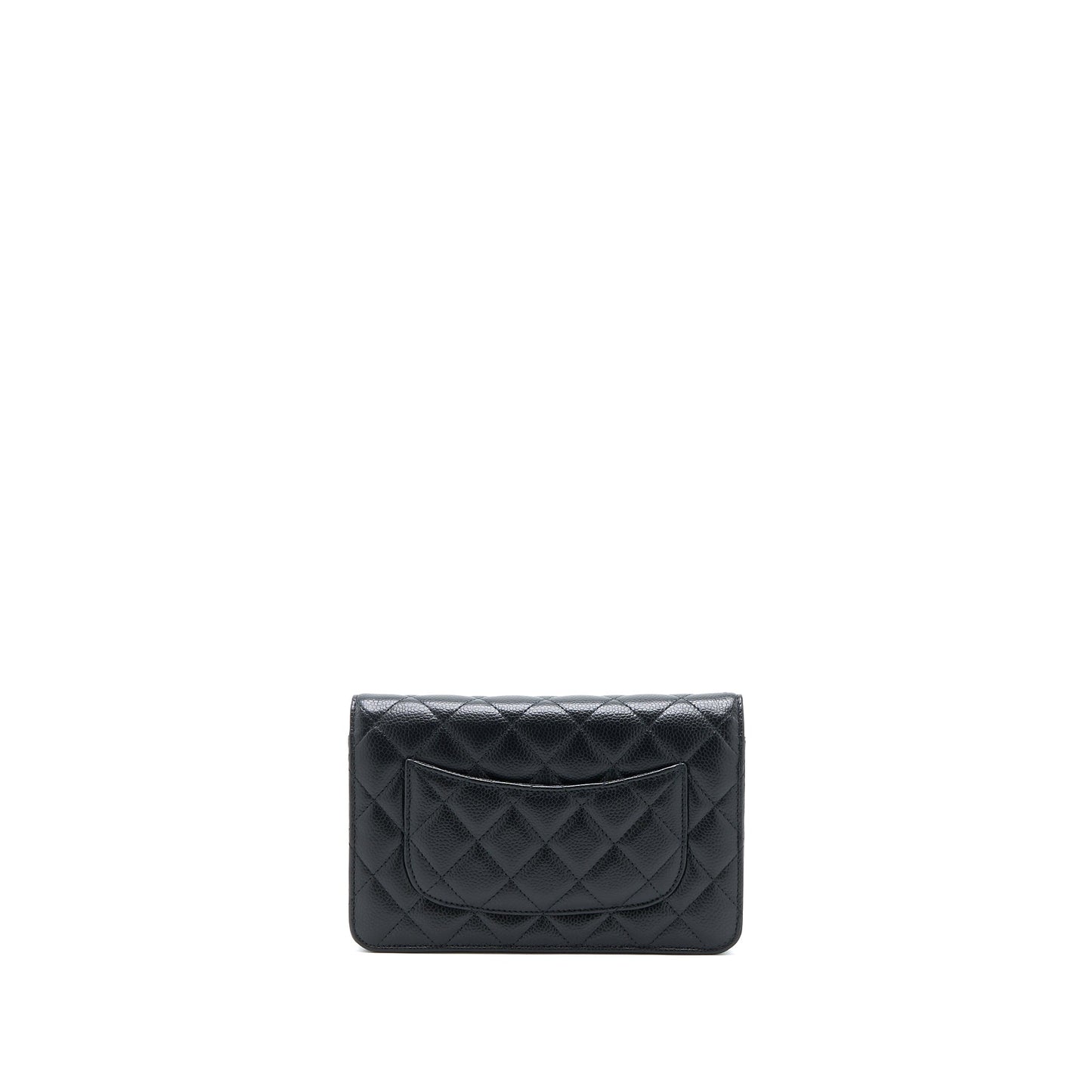 Chanel Classic Wallet on Chain Caviar Black SHW (Microchip)