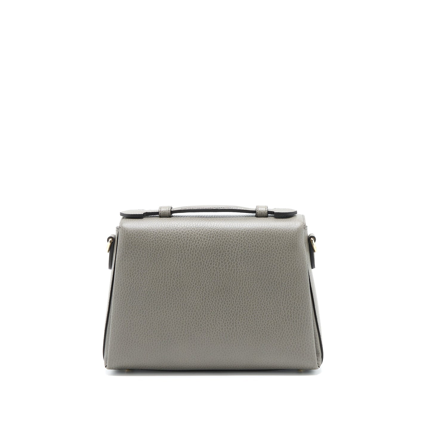 Gucci Top Handle Purse Caflskin Grey