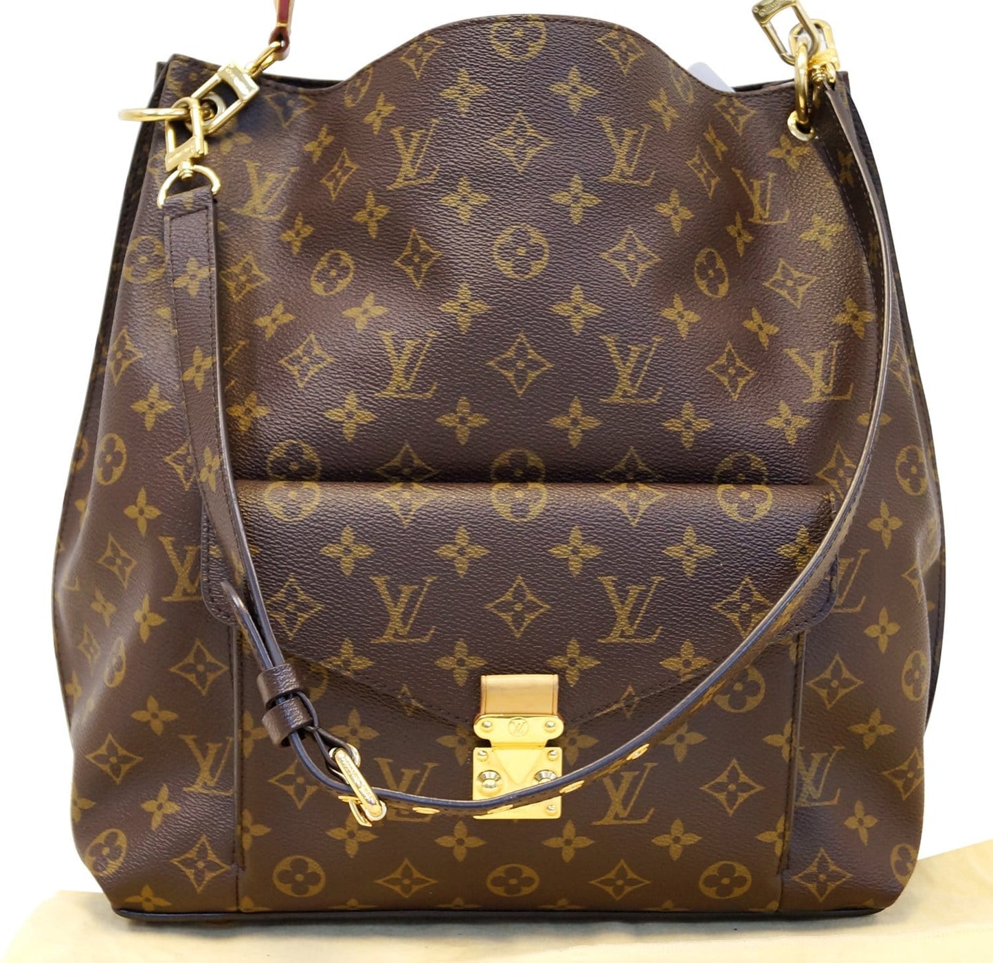 LOUIS VUITTON Metis Hobo Monogram Shoulder Bag with Strap