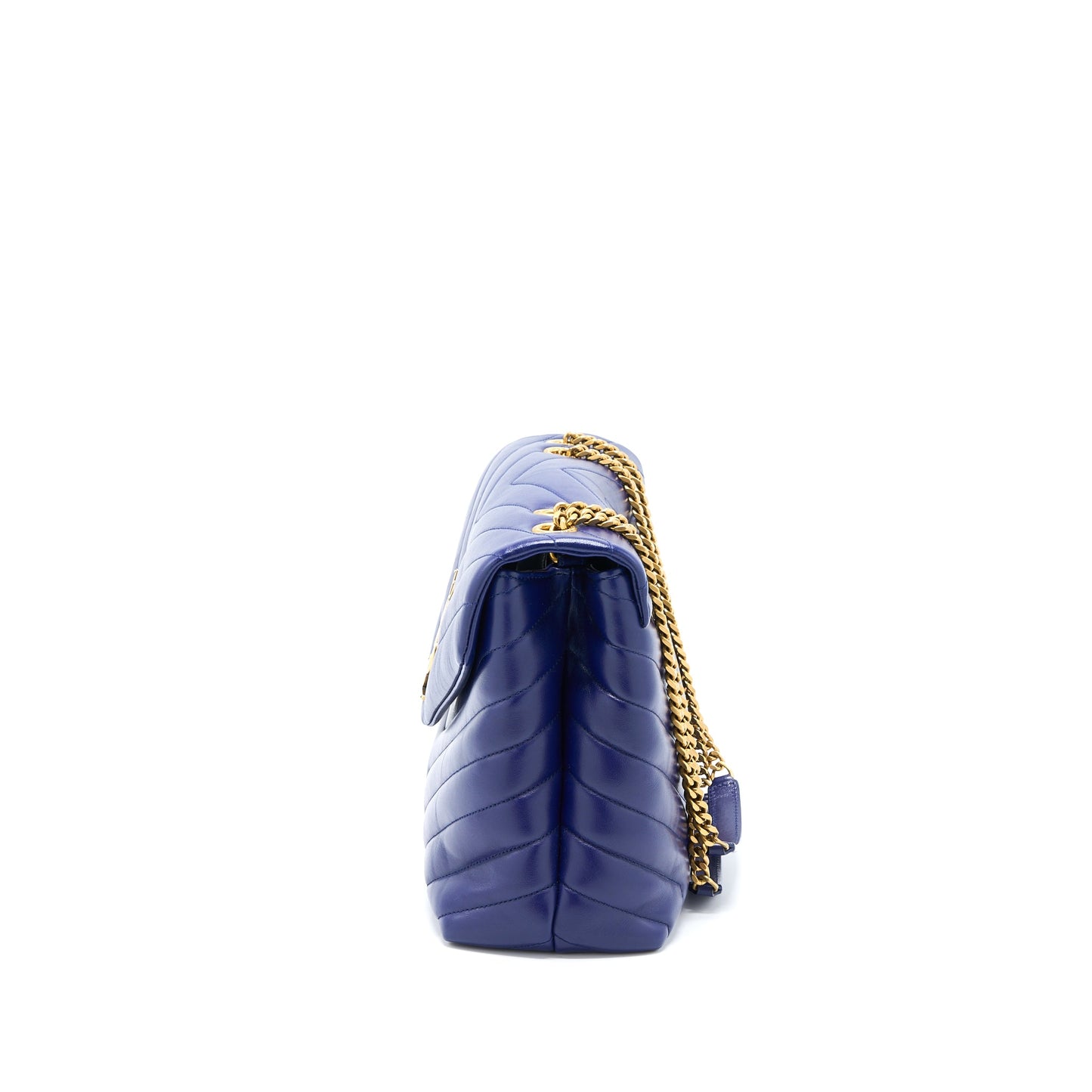 Saint Laurent/ Medium Loulou Mini Purse Calfskin Blue