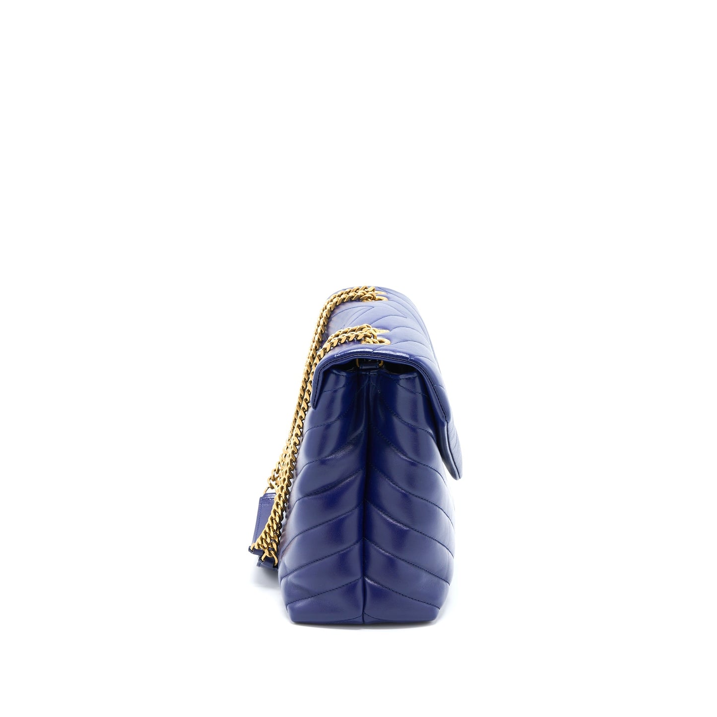 Saint Laurent/ Medium Loulou Mini Purse Calfskin Blue