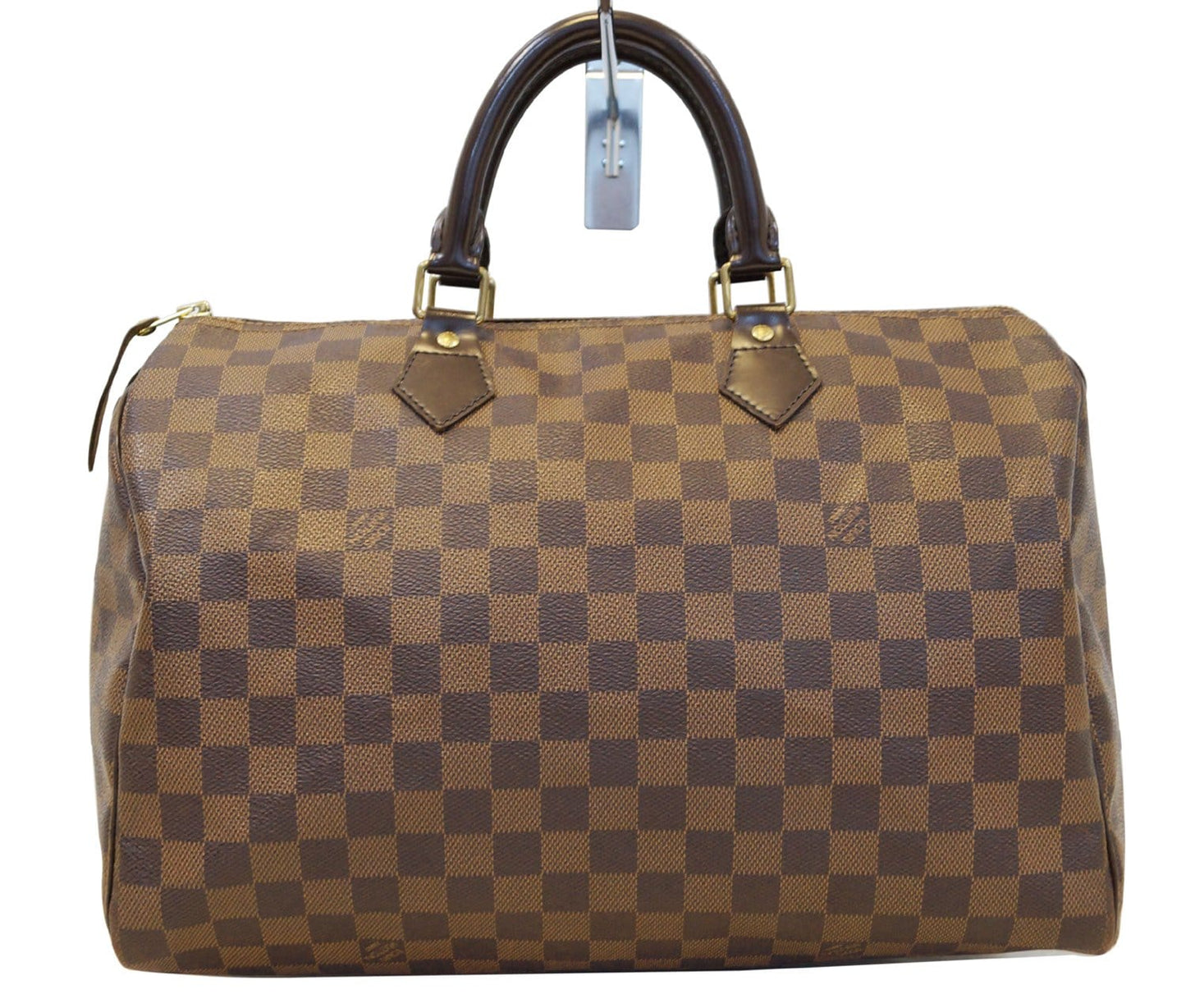 LOUIS VUITTON Damier Ebene Speedy 35 Satchel