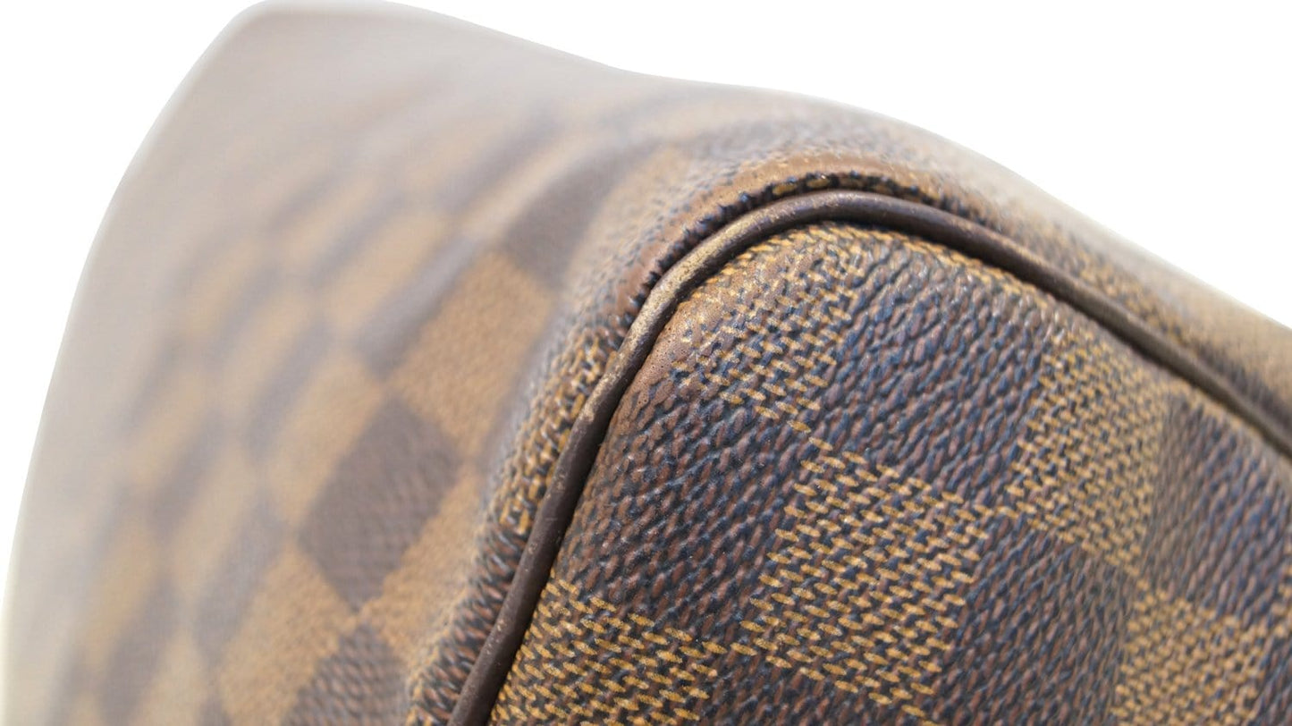 LOUIS VUITTON Damier Ebene Speedy 35 Satchel