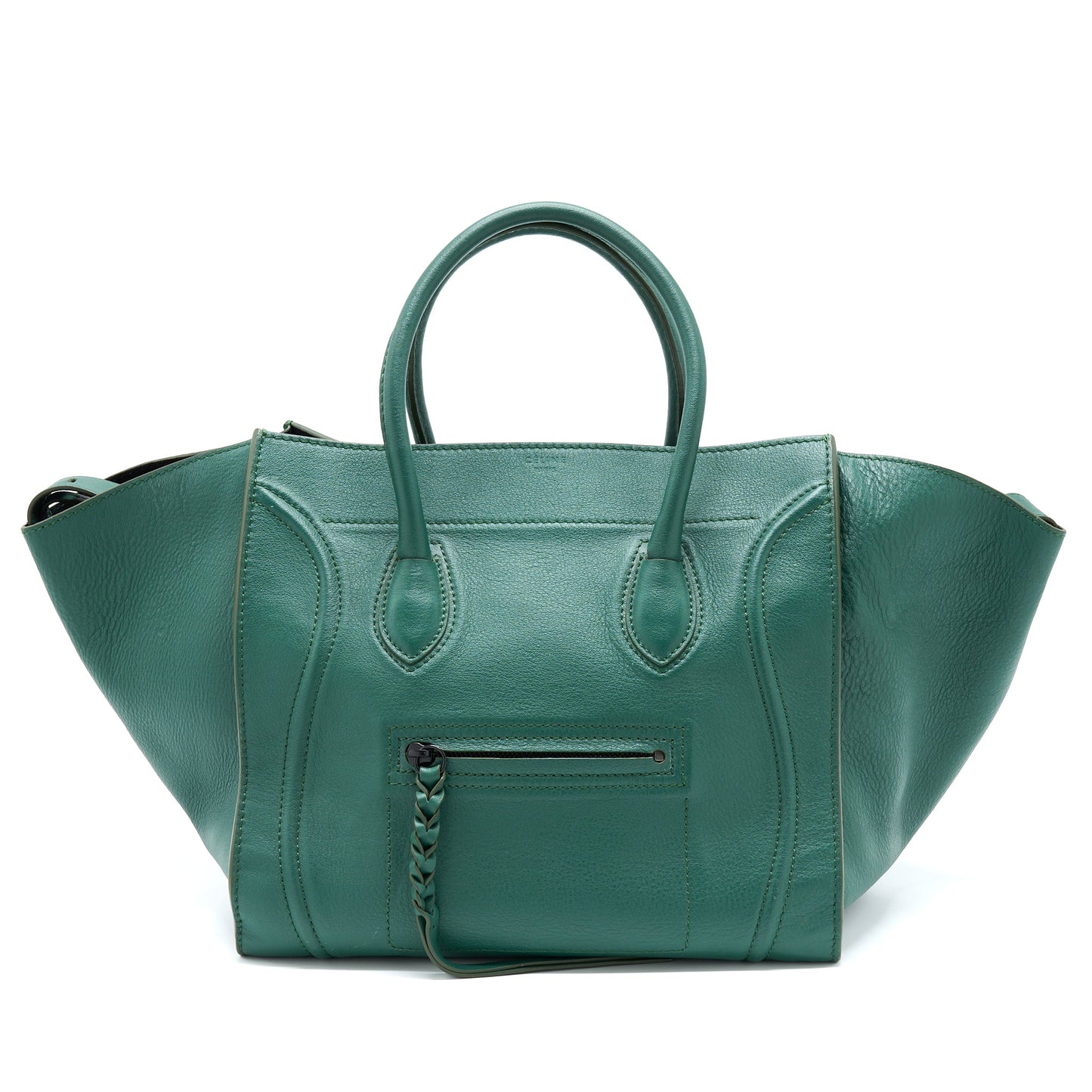 Celine Phantom Tote Purse Dark Green