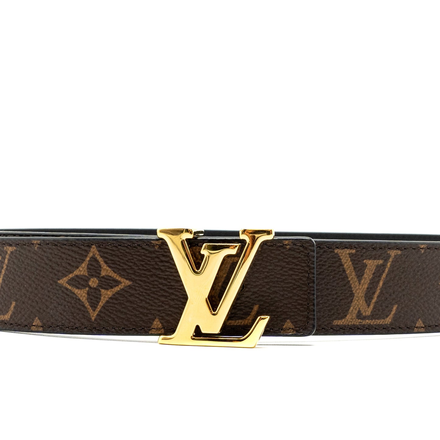 Louis Vuitton Size 80 Belt Monogram Canvas Black