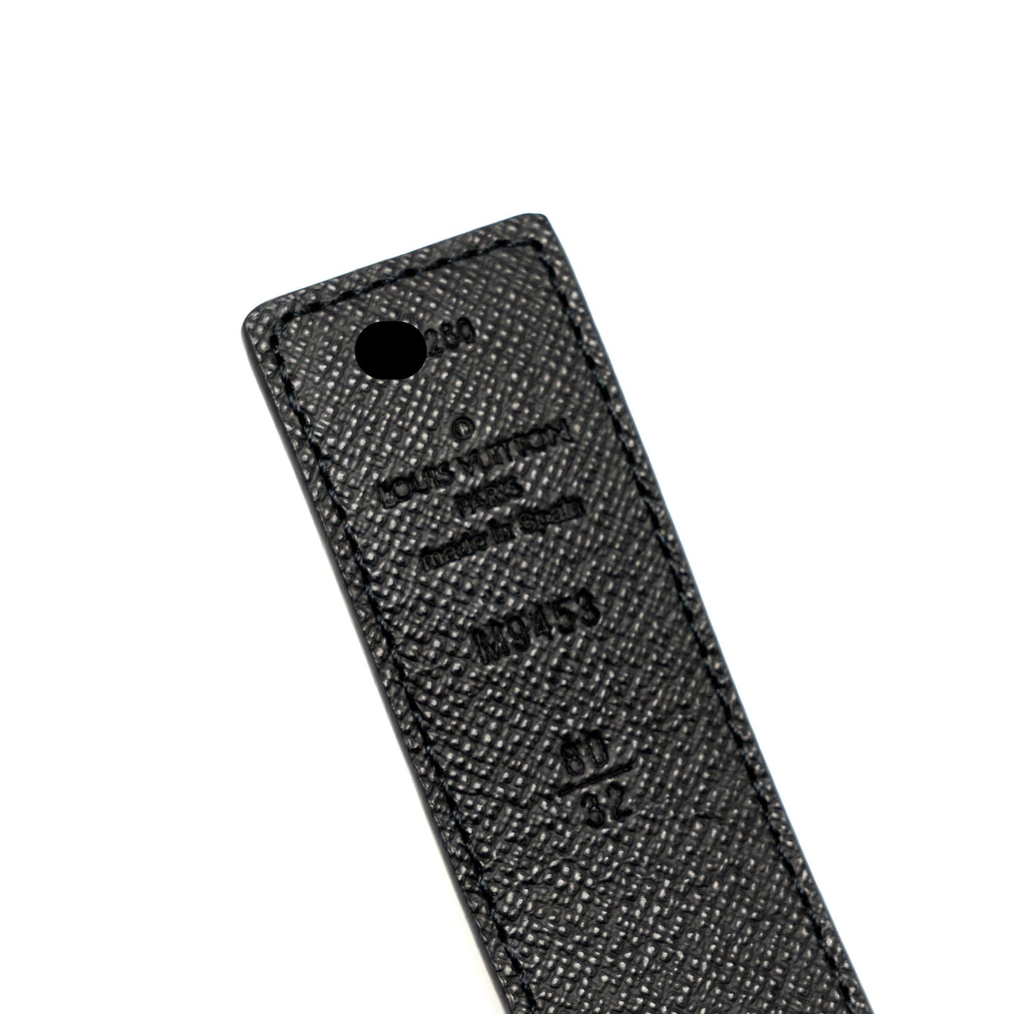 Louis Vuitton Size 80 Belt Monogram Canvas Black