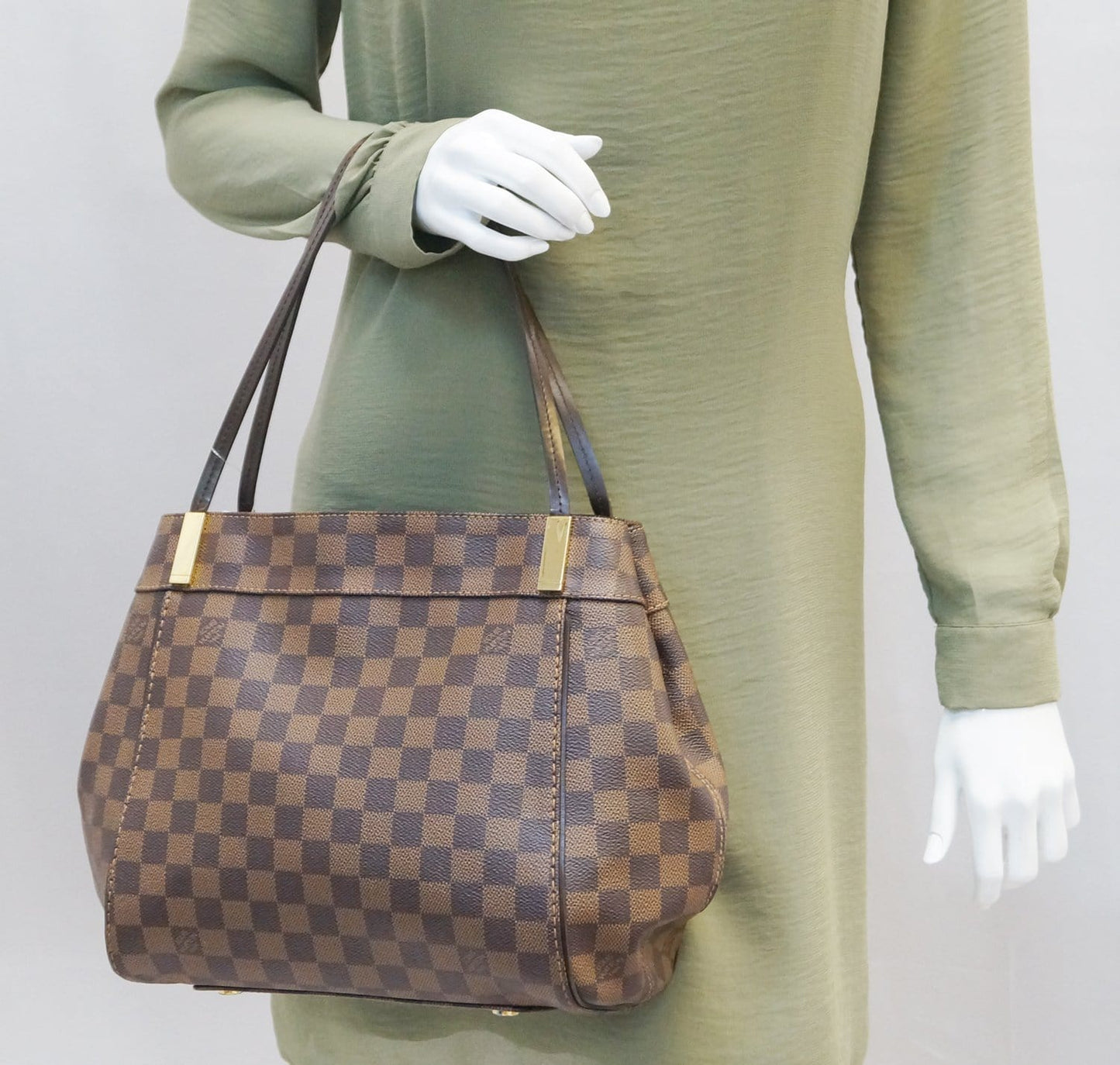 LOUIS VUITTON Damier Ebene Marylebone PM Shoulder Bag
