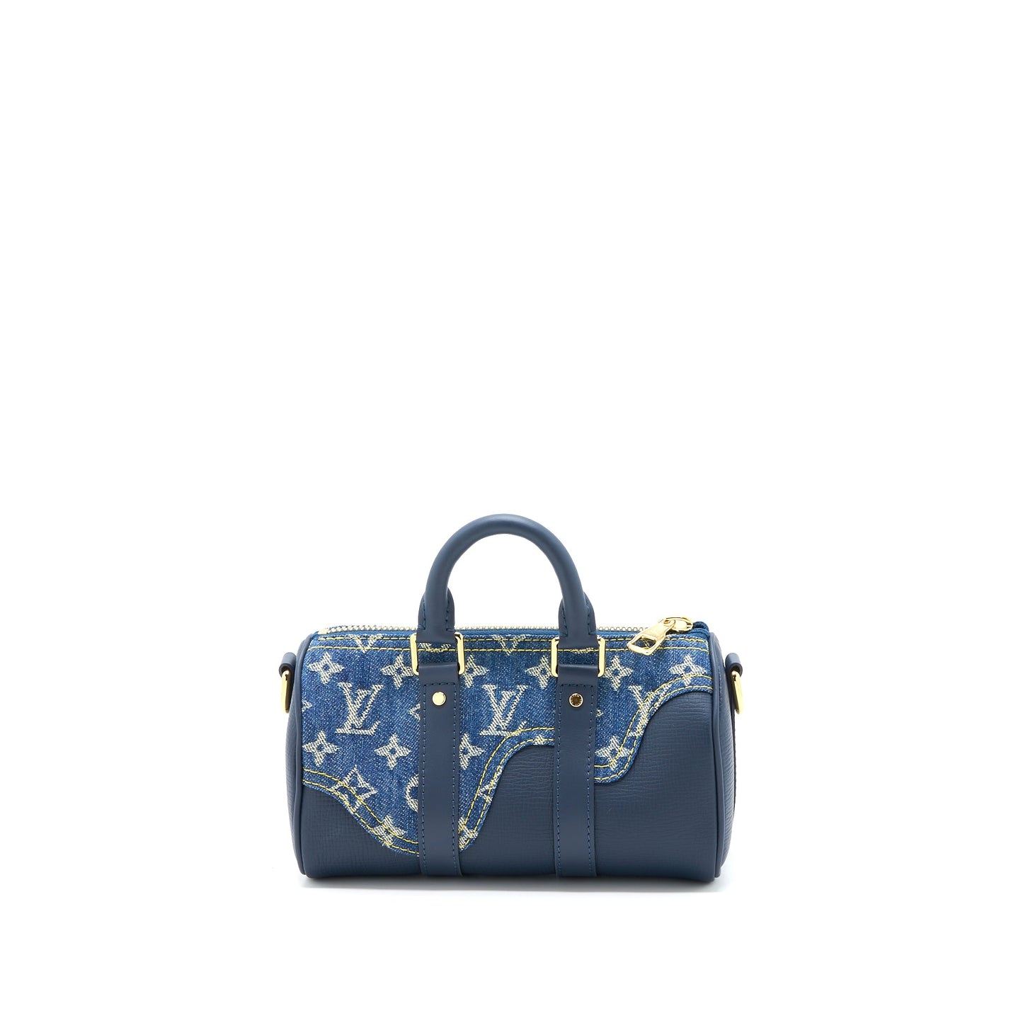 Louis Vuitton Keepall Monogram Denim/Leather Blue