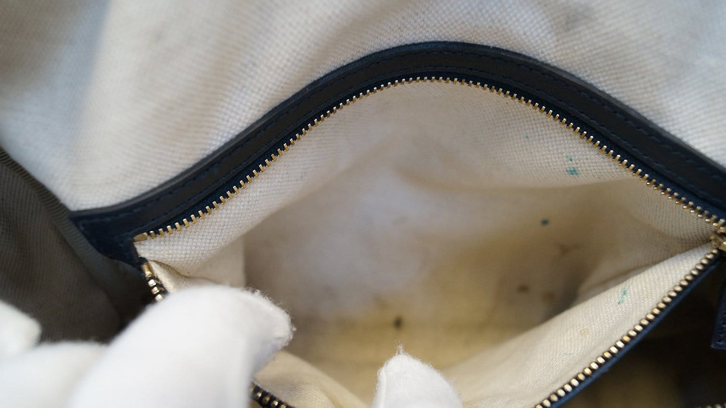 GUCCI Vintage Web Medium Original GG Boston Bag with Signature Web