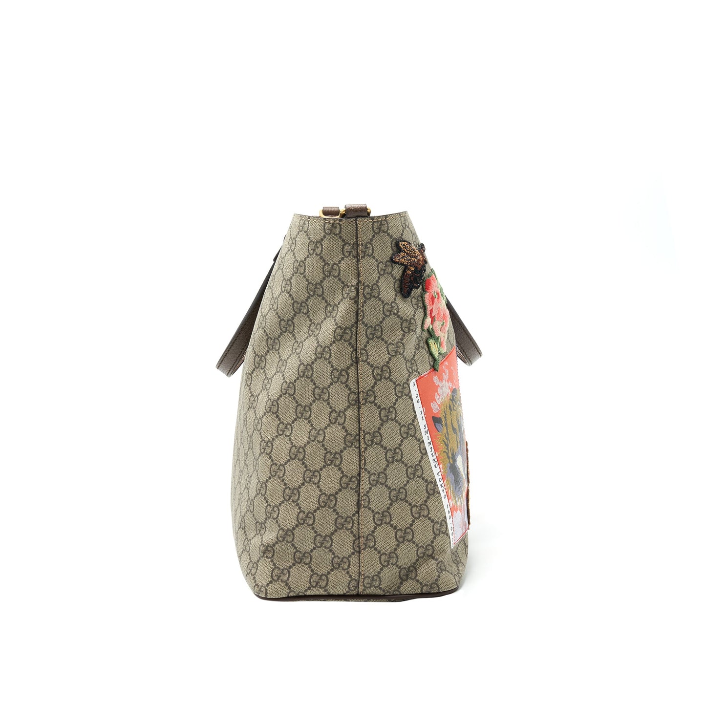 Gucci Supreme canvas tote Purse with sticker
